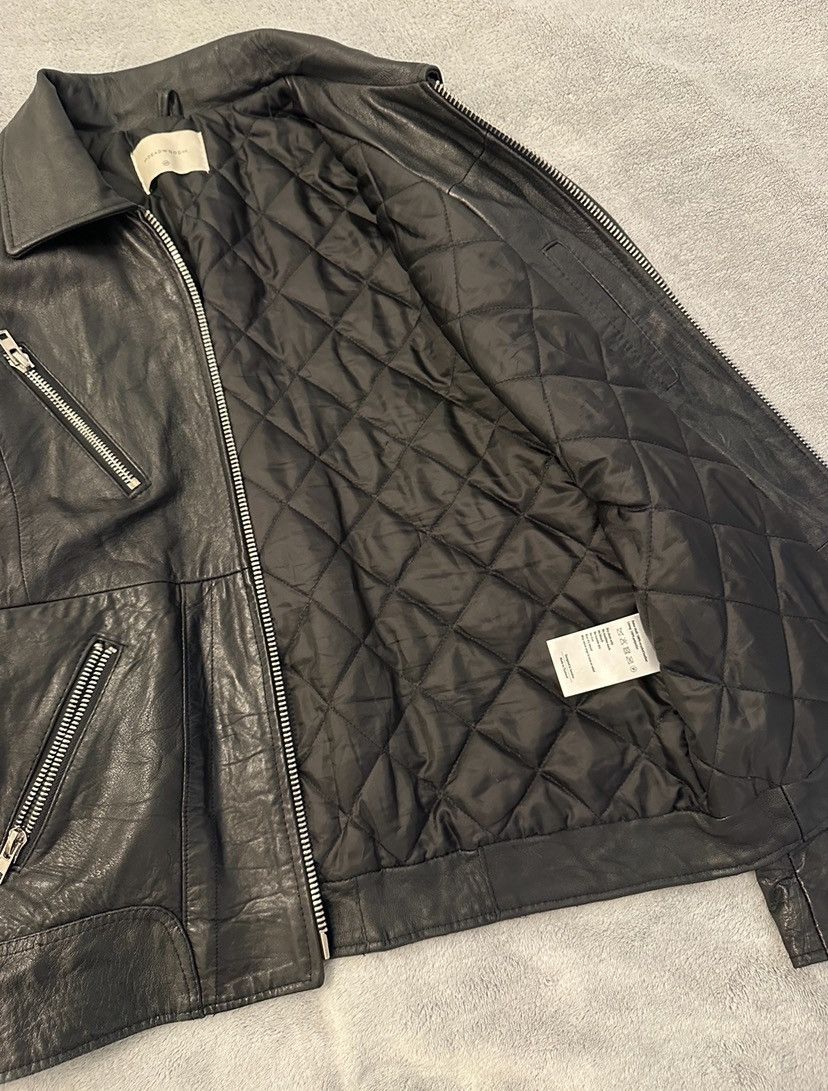 Leather Deadwood real leather biker moto jacket Size US M / EU 48-50 / 2 - 3 Thumbnail