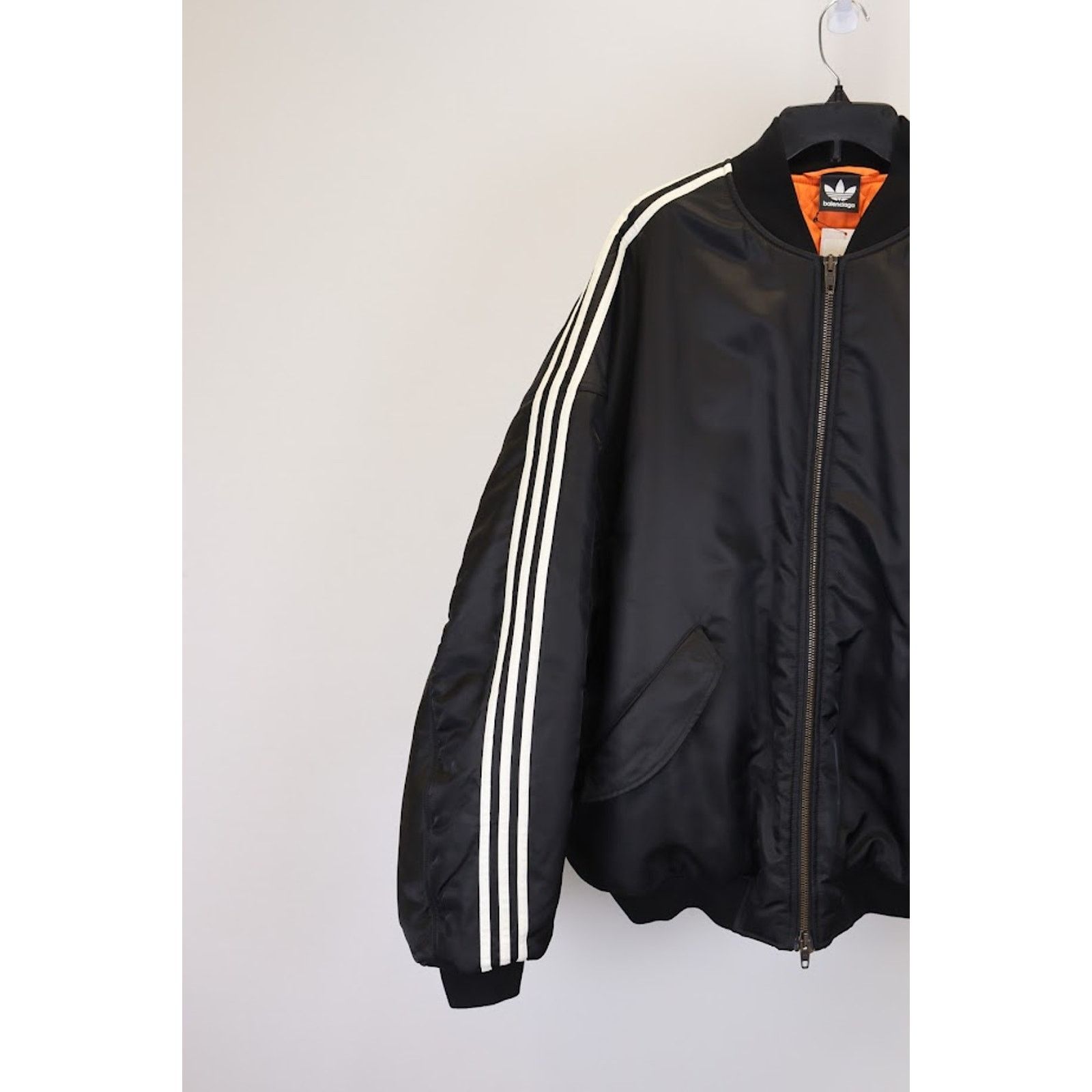 Adidas × Balenciaga o1rshd1 Light Bomber Nylon in Black Size US L / EU 52-54 / 3 - 3 Thumbnail