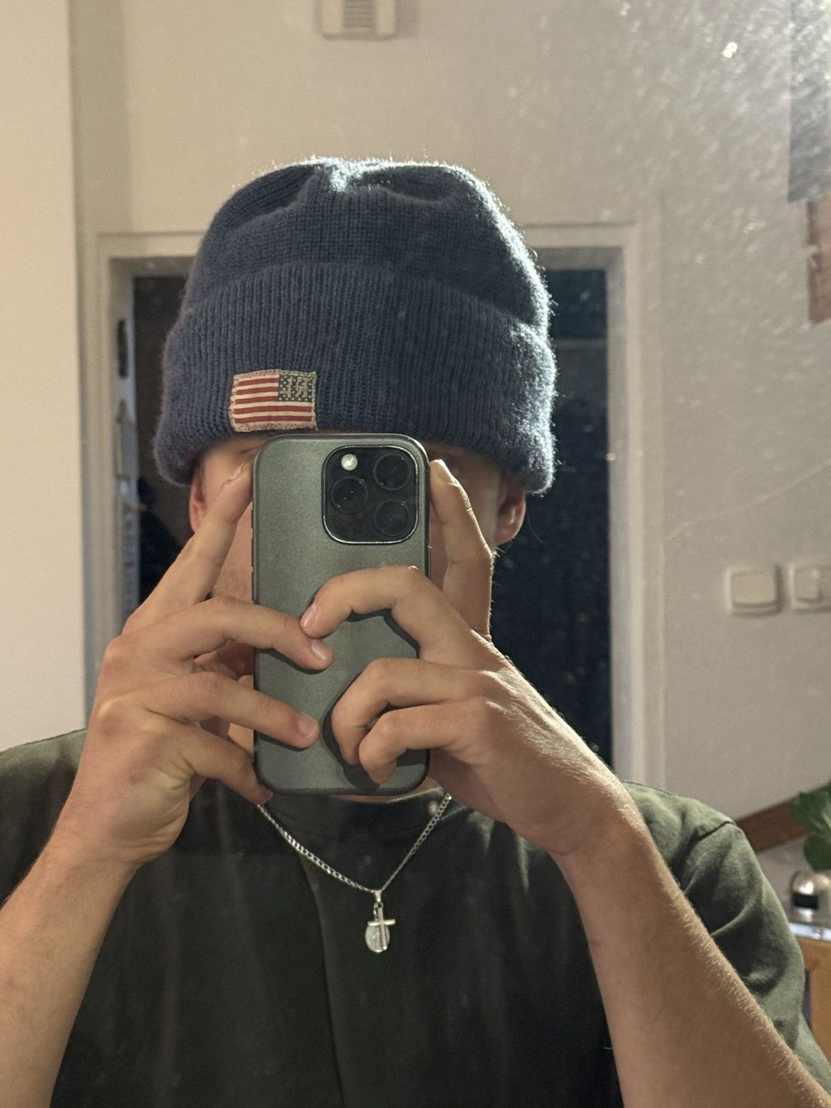Ralph Lauren Vintage wool beanie Polo Raloh Lauren us logo usa RARE Size ONE SIZE - 1 Thumbnail