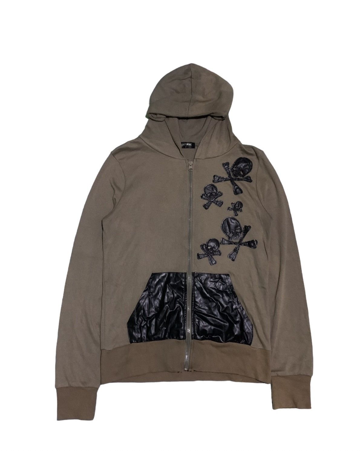 20471120 × Beauty Beast × Japanese Brand Japanesebrand Y2K garnet skull grim reaper zip hoodie Size US S / EU 44-46 / 1 - 1 Thumbnail