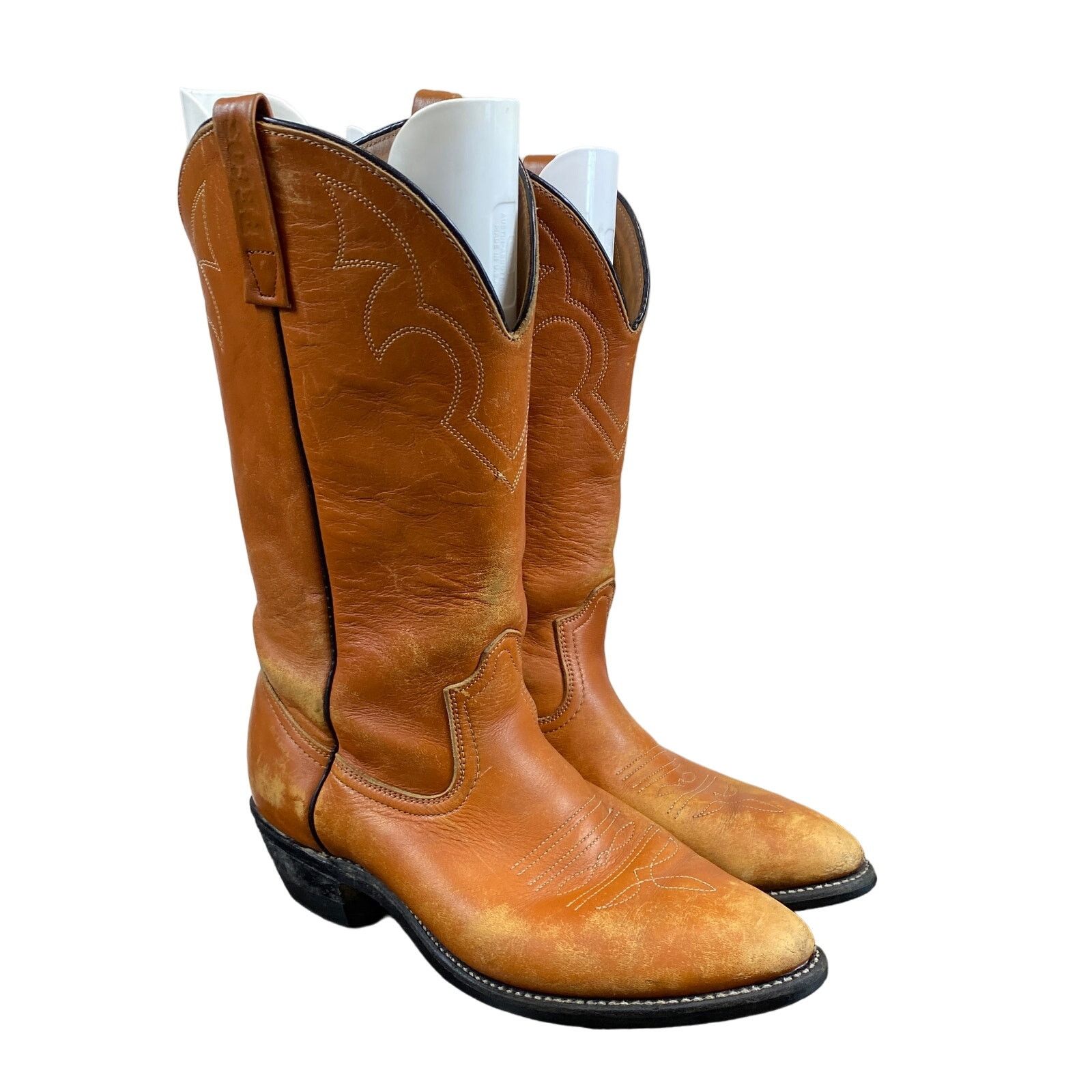 image of VTG Red Wing Pecos Cowboy Western Boots Men's 8.5D 9801-1 in Brown