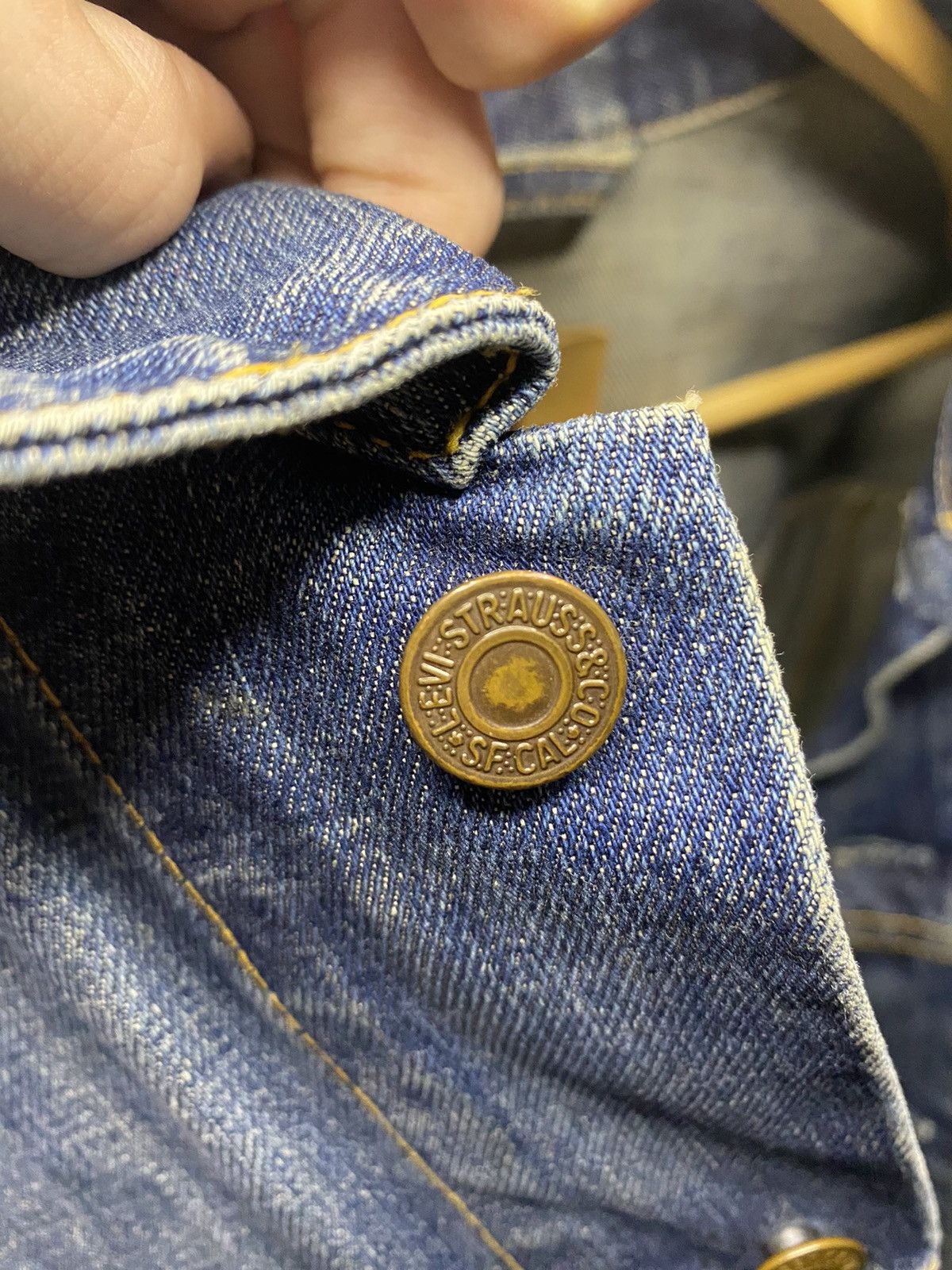 Levi's × Levi's Vintage Clothing × Vintage Vintage levis Denim Jacket 90s rare streetwear Size US L / EU 52-54 / 3 - 11 Thumbnail