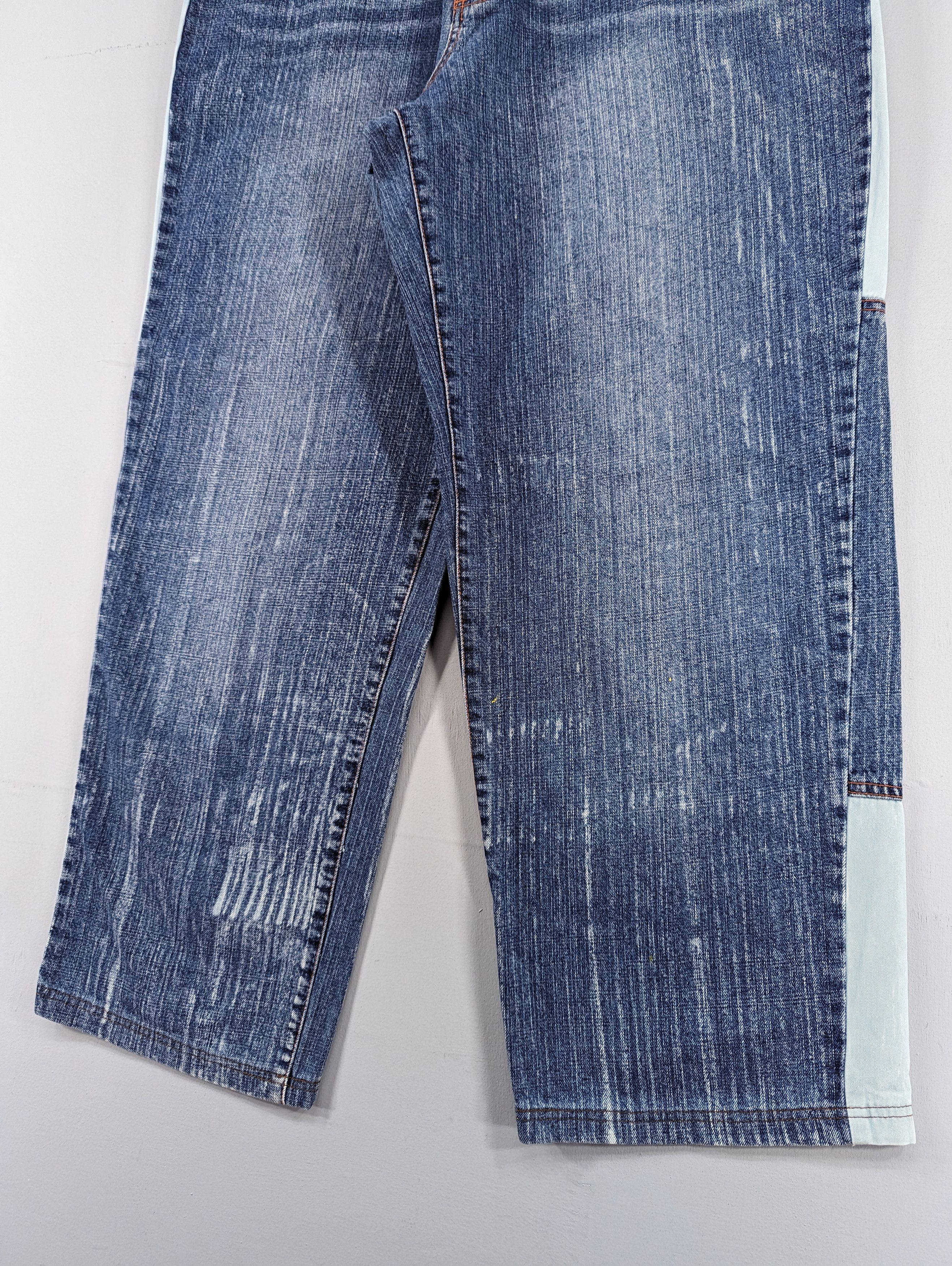 Phat Farm Vintage Phat Farm Patchwork Baggy Style Jeans Size US 36 / EU 52 - 12 Thumbnail