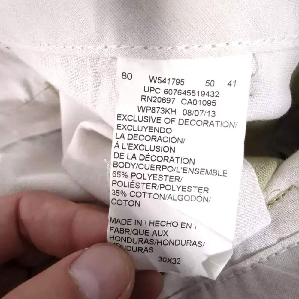 Dickies Dickies Slim Straight Chino Pants Mens 32x30 Beige Cotton Blend Zip Fly Size US 32 / EU 48 - 5 Thumbnail
