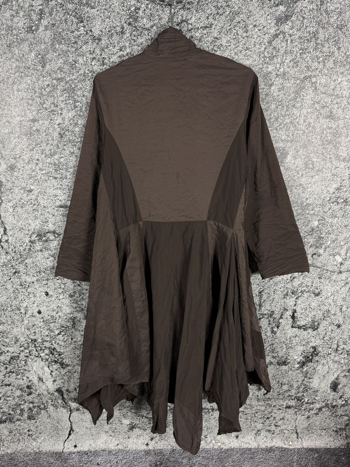 Other Champagne Made In Germany Oversized Draped Coat Jacket Brown Size ONE SIZE - 10 Thumbnail