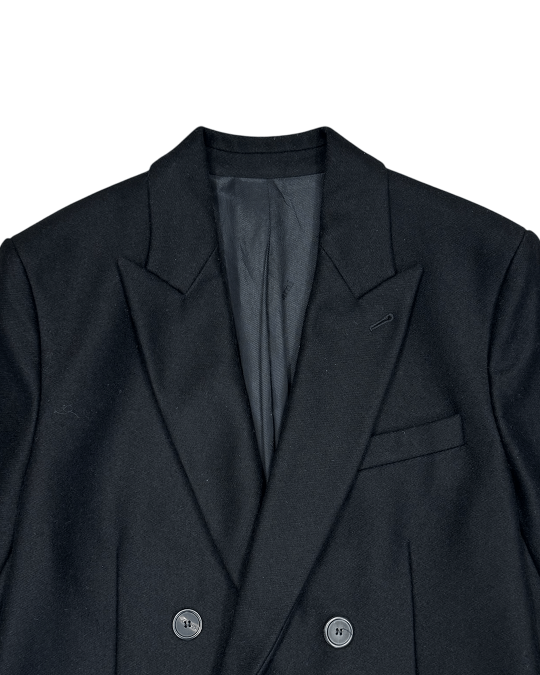 AMI AMI AW15 Double-Breasted Tuskania Wool Coat Size US M / EU 48-50 / 2 - 6 Thumbnail
