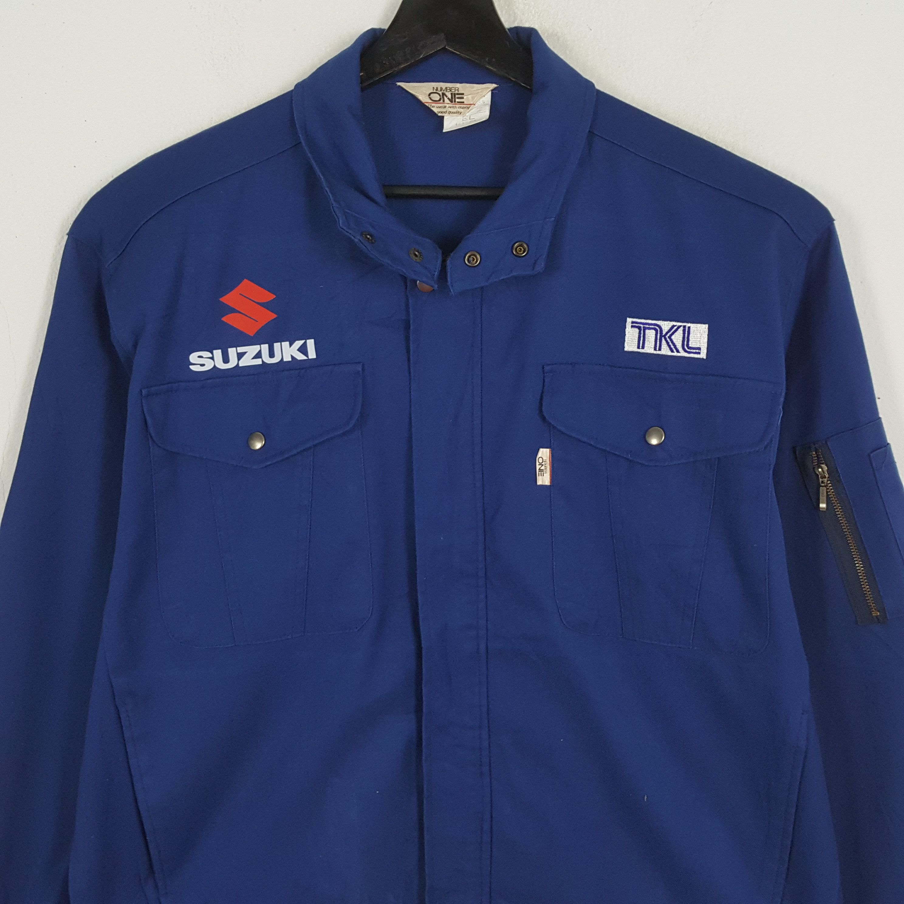 SUZUKI Japanese Motorcycle Brand Custom Art Jacket