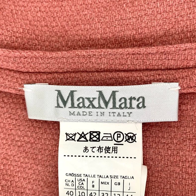 Max Mara Max Mara Pink cashmere lapel single-breasted long-sleeved Size L / US 10 / IT 46 - 5 Thumbnail