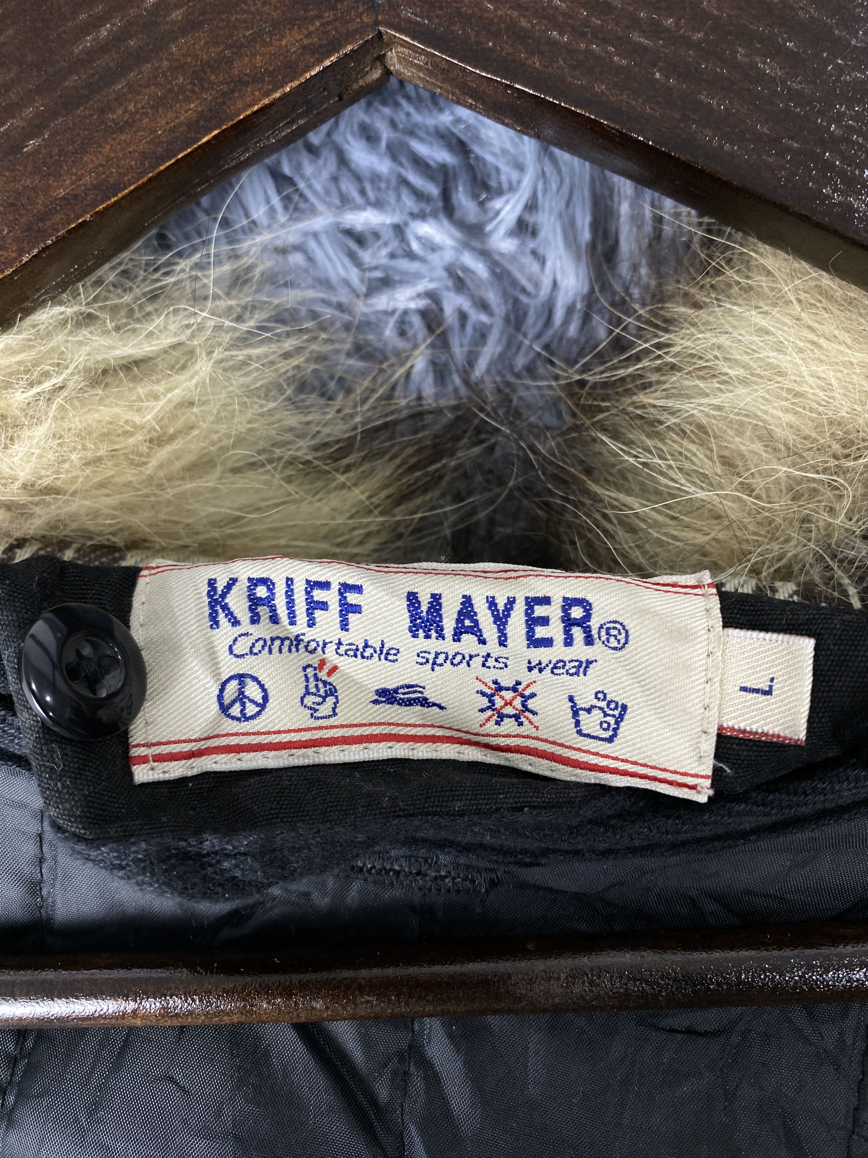 Japanese Brand Vintage Kriff Mayer Hoodie Parkas Jacket K0082 Size US S / EU 44-46 / 1 - 11 Thumbnail
