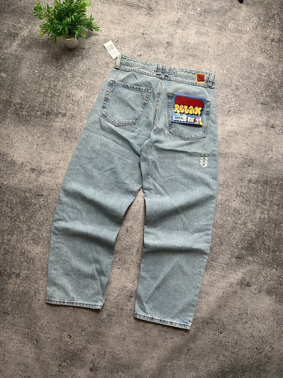Empyre Empyre Polar Sk8 Loose Fit Y2K Casual Hip-Hop Rap Jeans Size US 30 / EU 46 - 2 Thumbnail