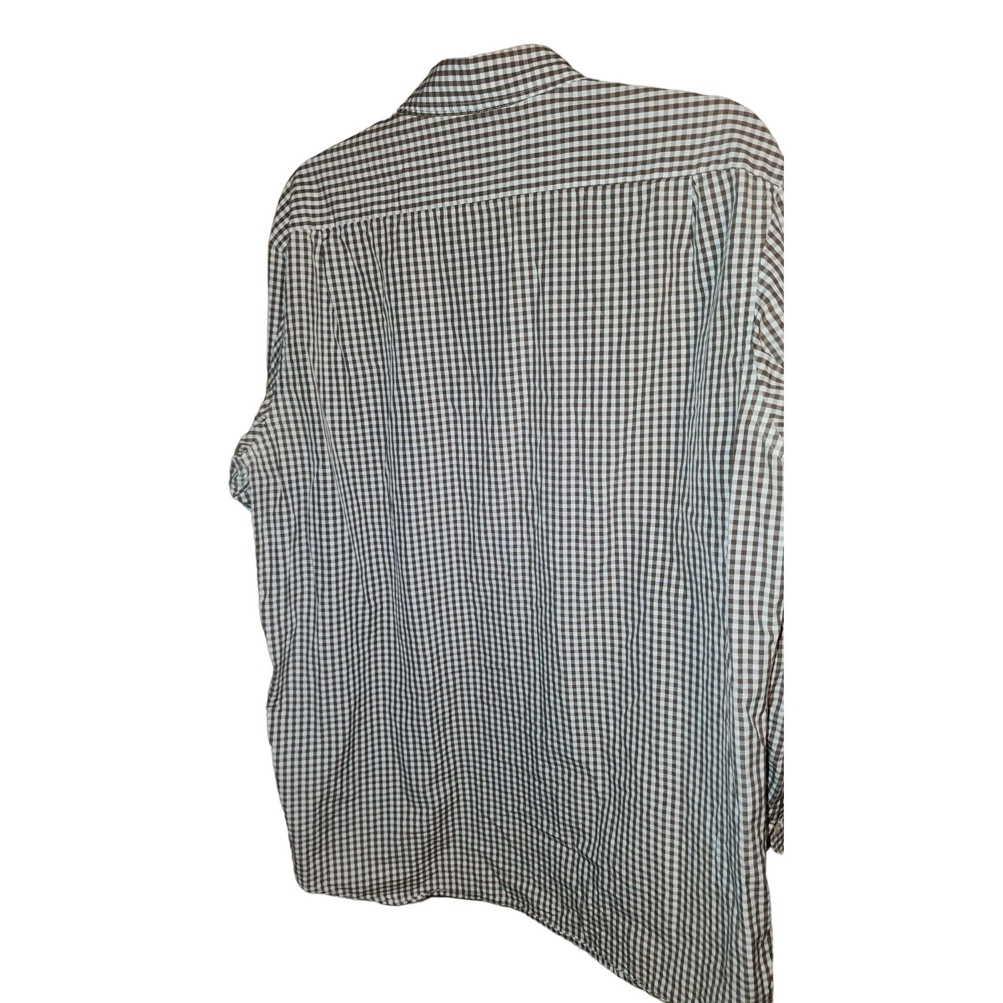 Lacoste Lacoste Size 42 Brown White Gingham Mens Long Sleeve Button Size US XS / EU 42 / 0 - 2 Thumbnail