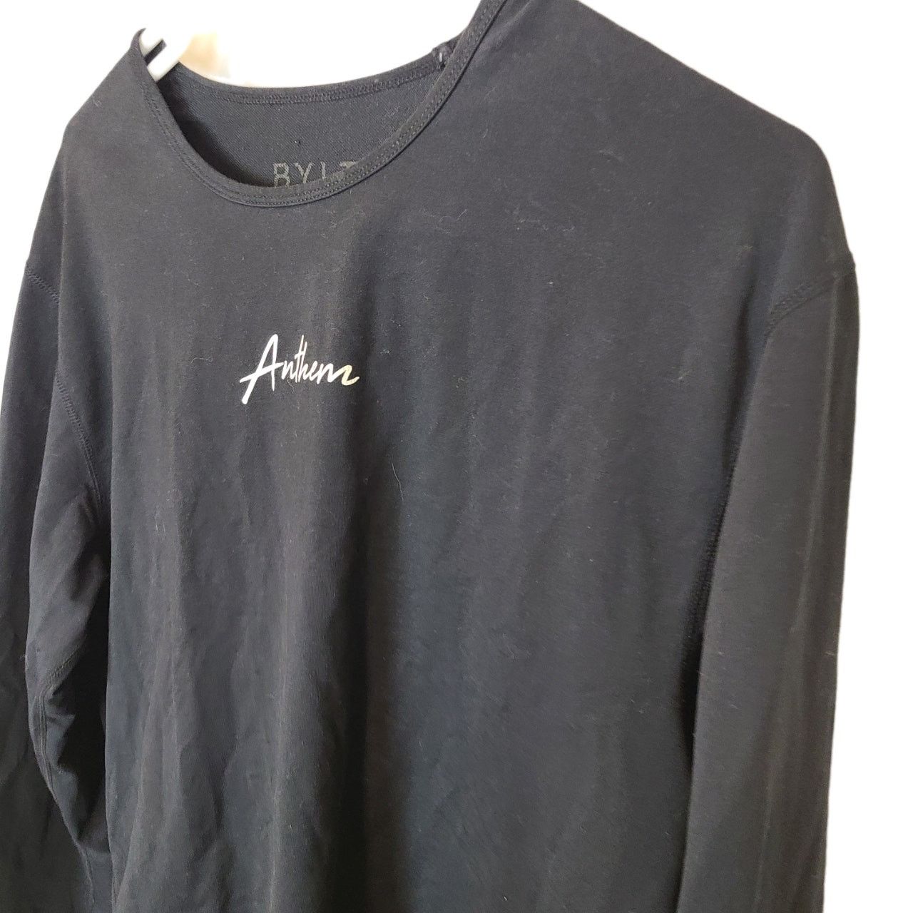 BILLY LA BYLT Shirt Drop Cut Lux T-Shirt Men M Black Athletic Stretch Size M / US 6-8 / IT 42-44 - 5 Thumbnail