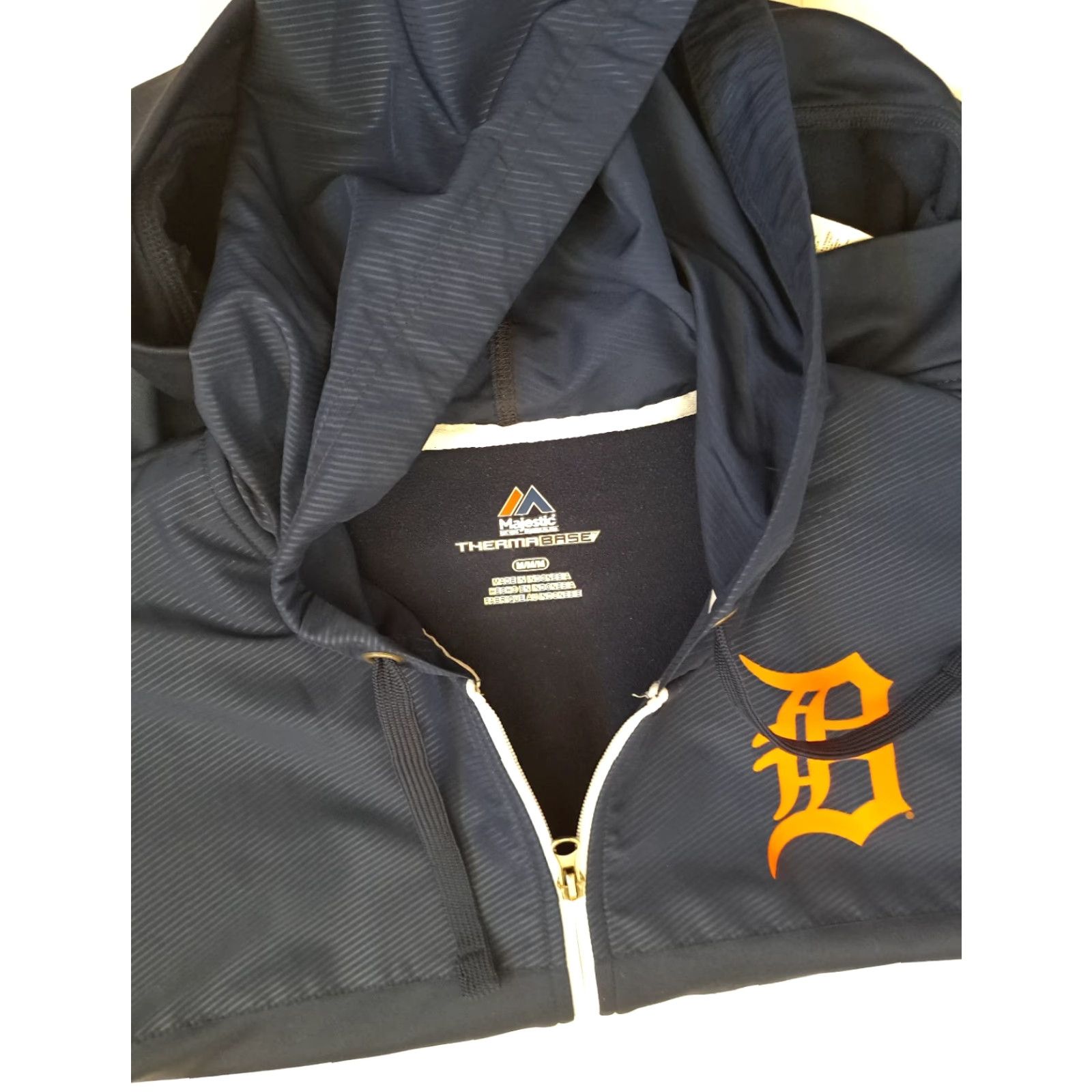 Nike VINTAGE Detroit Tigers Nike Dri FIT Full Zip Jacket Sweatshirt Baseball Blue M Unisex Adults Long Sleeve/Regular Fit Size US M / EU 48-50 / 2 - 7 Thumbnail