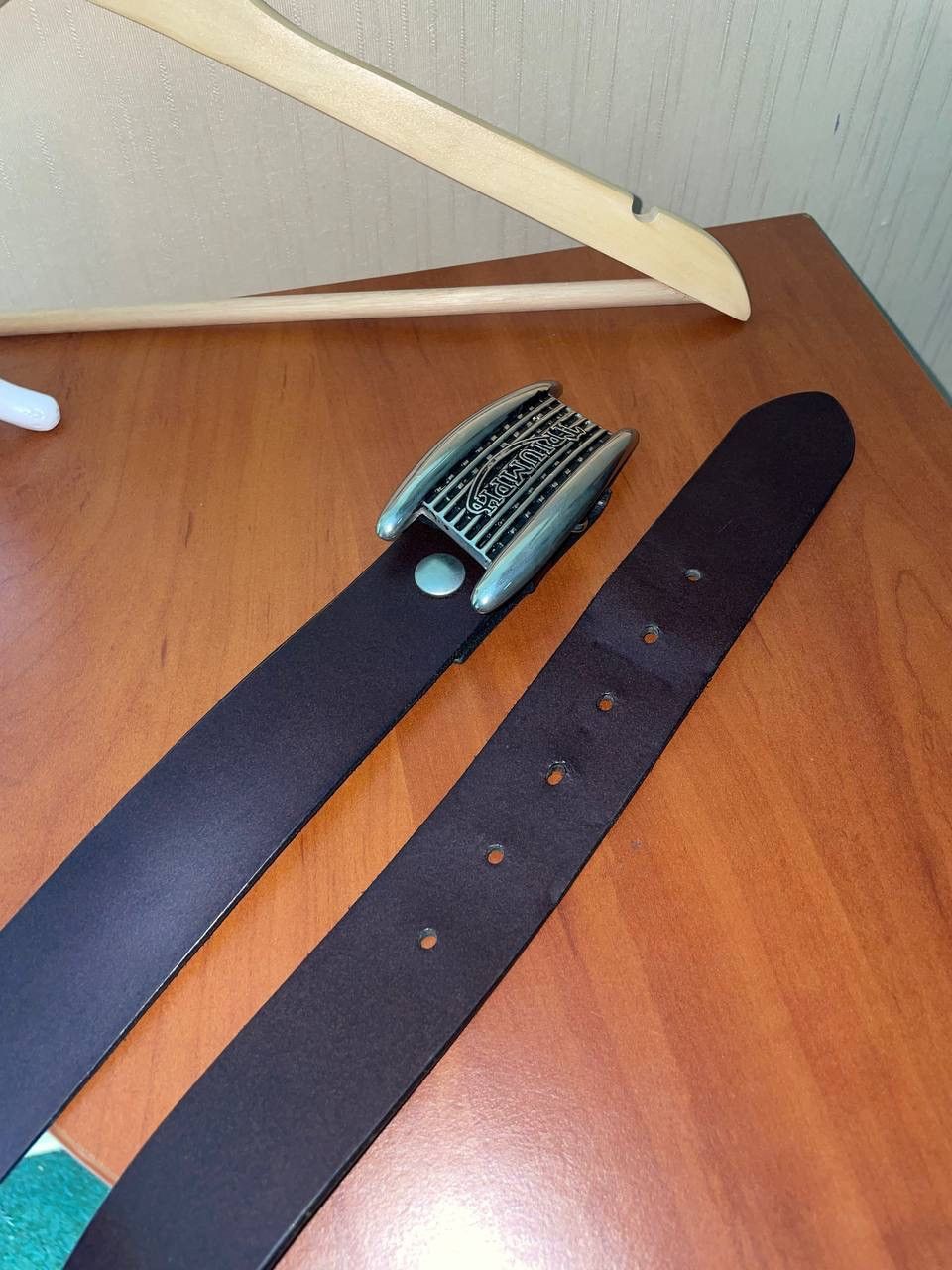 Leather × Vintage Triumph Vintage Leather Belt Size ONE SIZE - 7 Thumbnail