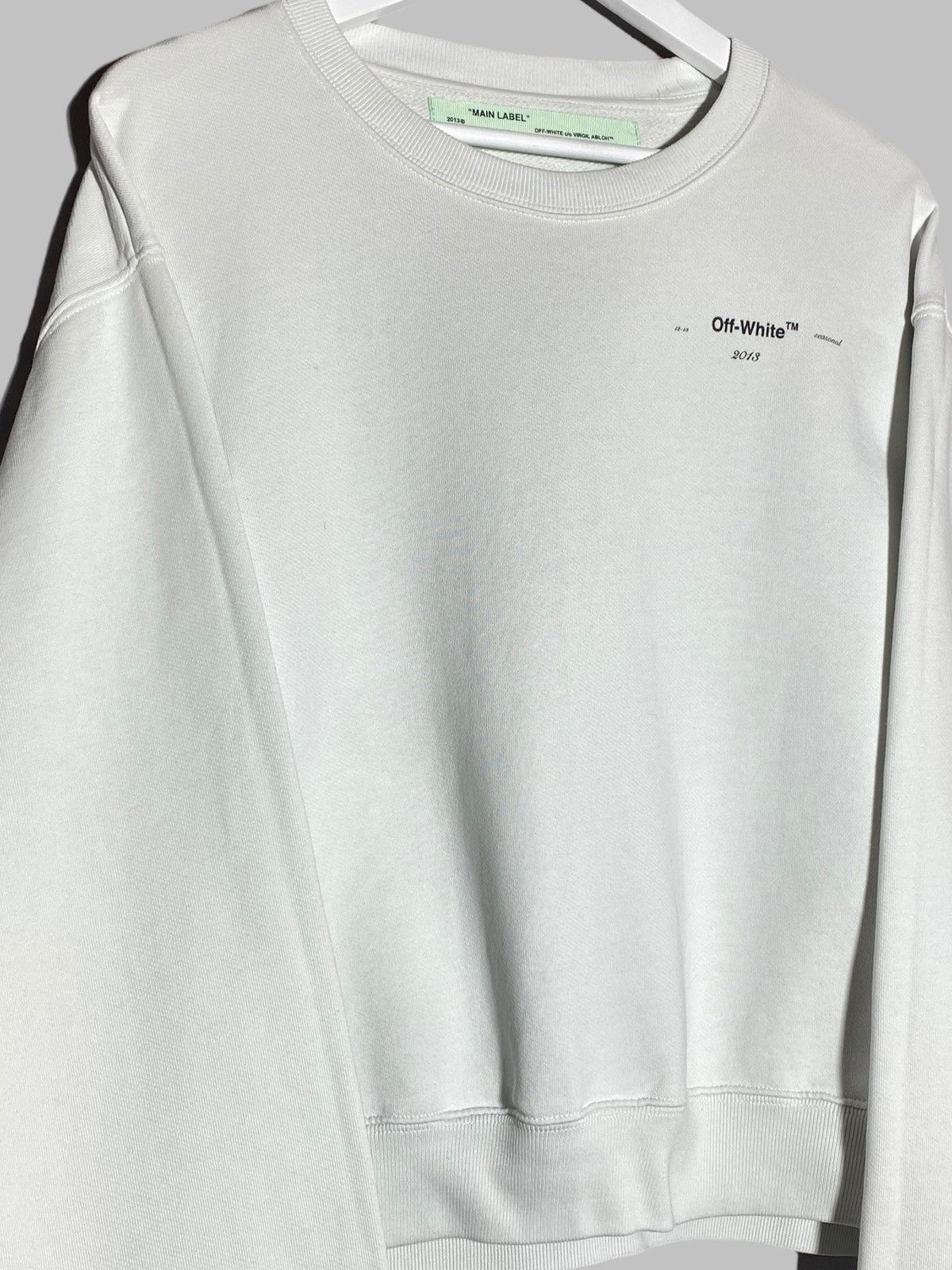 Off-White Off White Hanna Leaves Cropped Crewneck Size L / US 10 / IT 46 - 3 Thumbnail