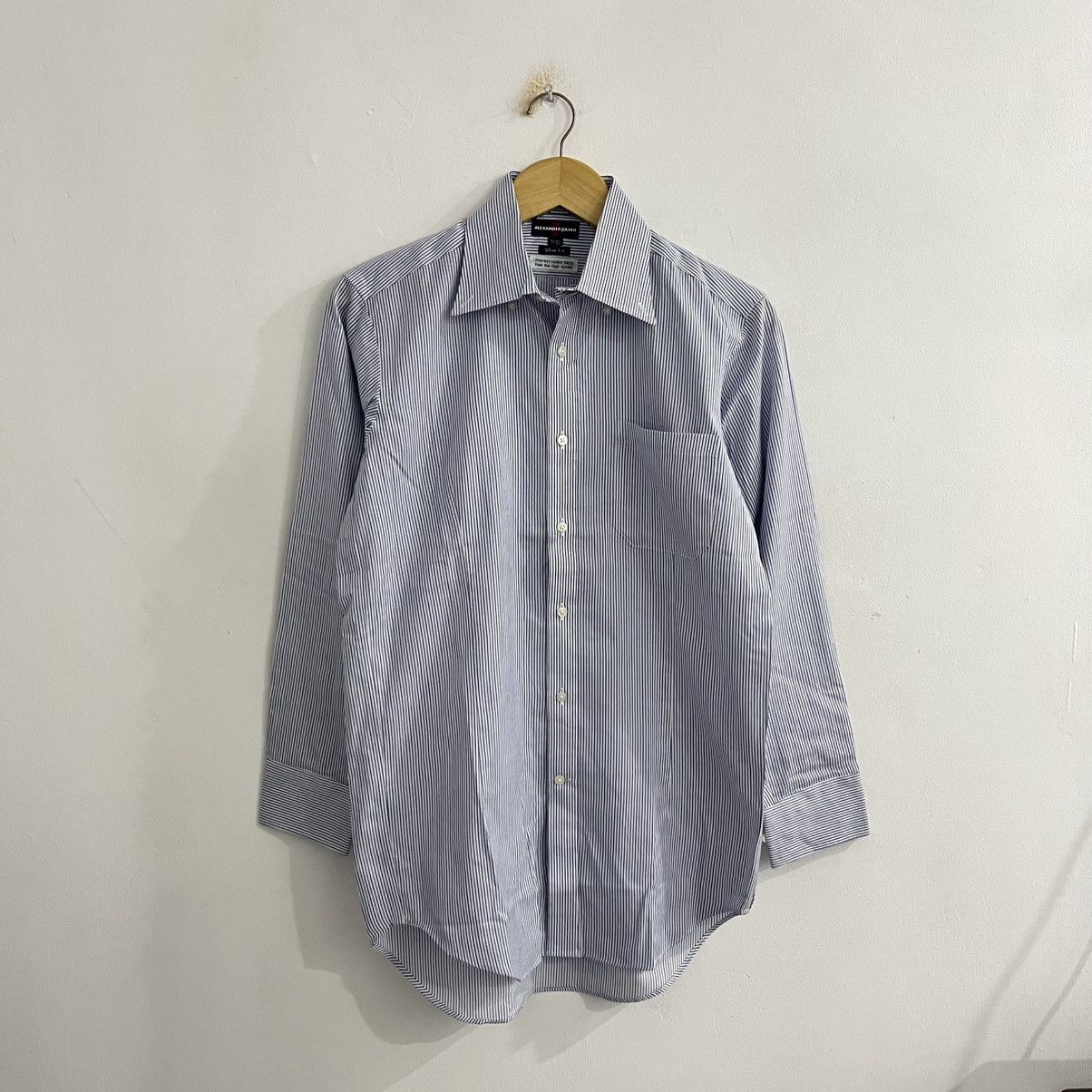 Alexander Julian Alexander Julian Formal Striped Slim Fit Button Up Size US M / EU 48-50 / 2 - 1 Thumbnail