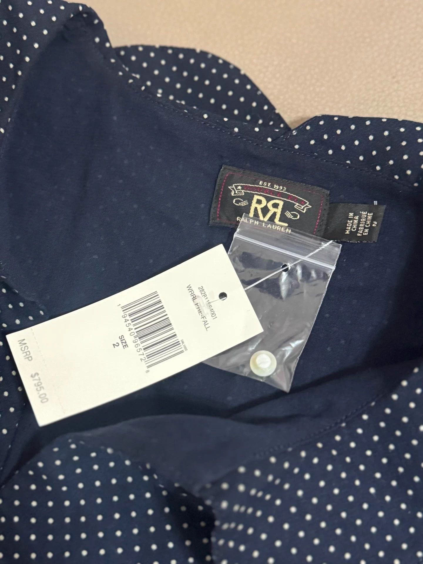 Polo Ralph Lauren Double RRL Ralph Lauren vintage polka dot dress size 2 NWT Size M / US 6-8 / IT 42-44 - 6 Thumbnail