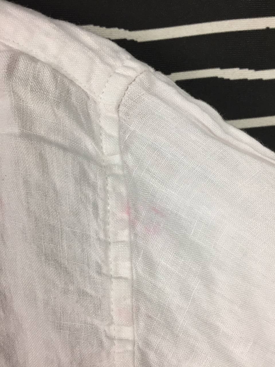 Japanese Brand Topvalu Japanese Brand French Linen Mandarin Collar Shirt Size US L / EU 52-54 / 3 - 6 Thumbnail