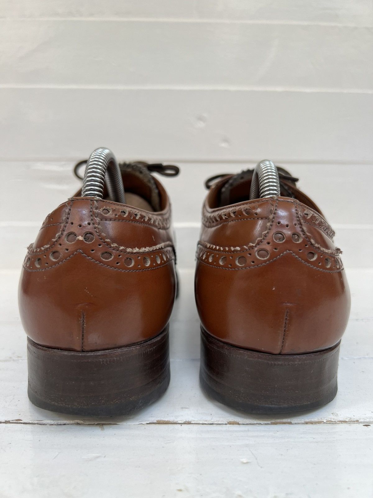 Church's Church's Burwood Wing-tip Sandalood Polished Binder England Size US 9 / EU 42 - 8 Thumbnail