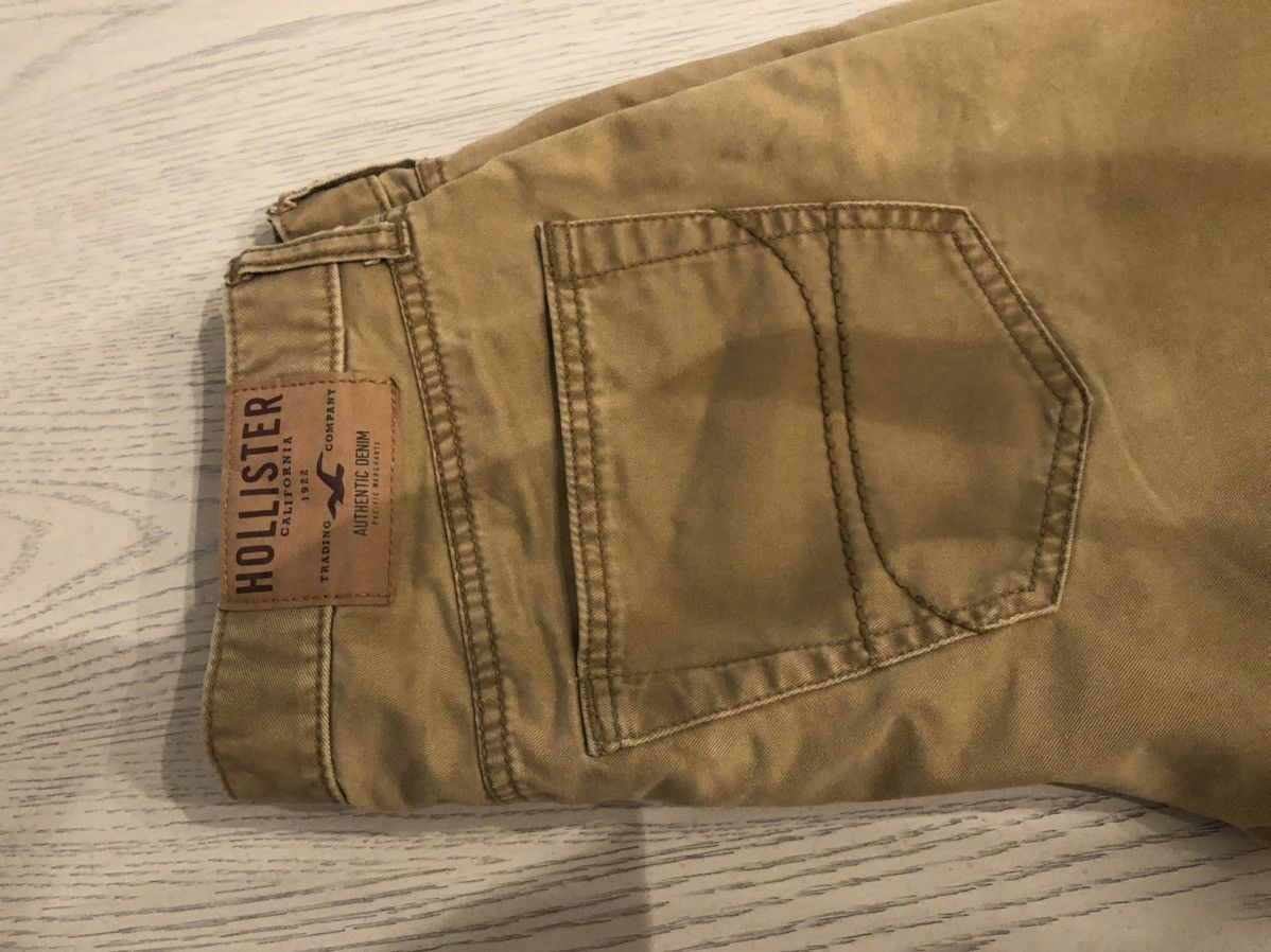 Hollister Hollister Beige Tan Mens Khaki Pants Slim Fit Size 33 X 32 Size US 33 - 5 Thumbnail