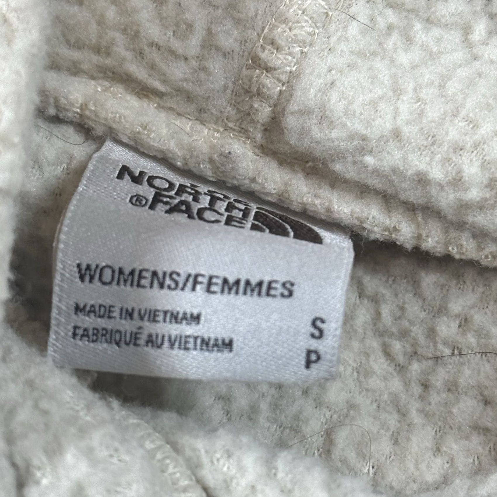 The North Face VINTAGE The North Face Womens Hoodie S Pullover Sherpa Fleece Brown Cream Small Size S / US 4 / IT 40 - 5 Thumbnail