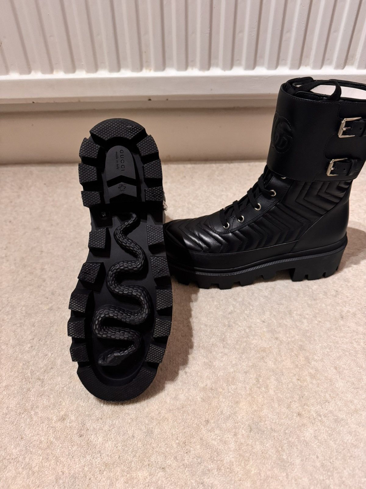 Gucci Gucci Frances GG LOGO EMBROIDERED BOOTS Size US 10 / IT 40 - 3 Thumbnail