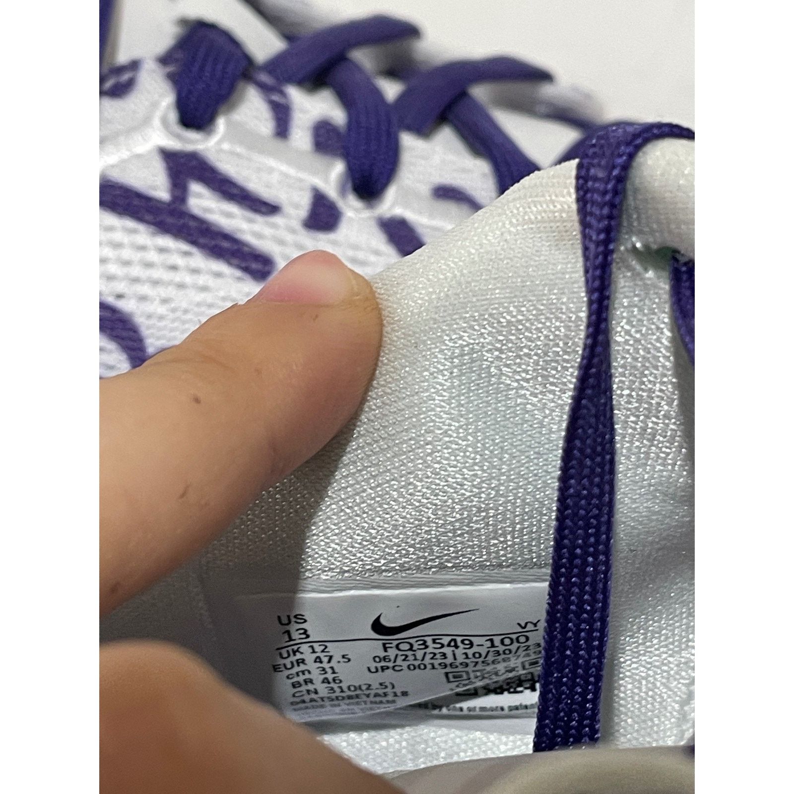 Nike NIKE KOBE 8 COURT PURPLE SIZE 13 NEW Size US 13 / EU 46 - 3 Thumbnail