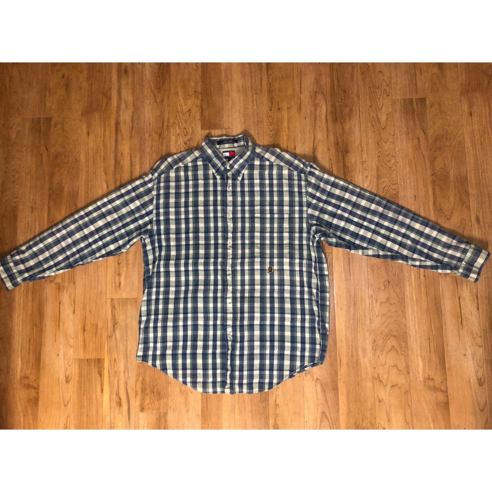 Tommy Hilfiger Tommy Hilfiger Button-Up Shirt Long Sleeve L Plaid Multicolor Men’s Classic 90s Preppy Designer Casual Workwear Size US L / EU 52-54 / 3 - 3 Thumbnail