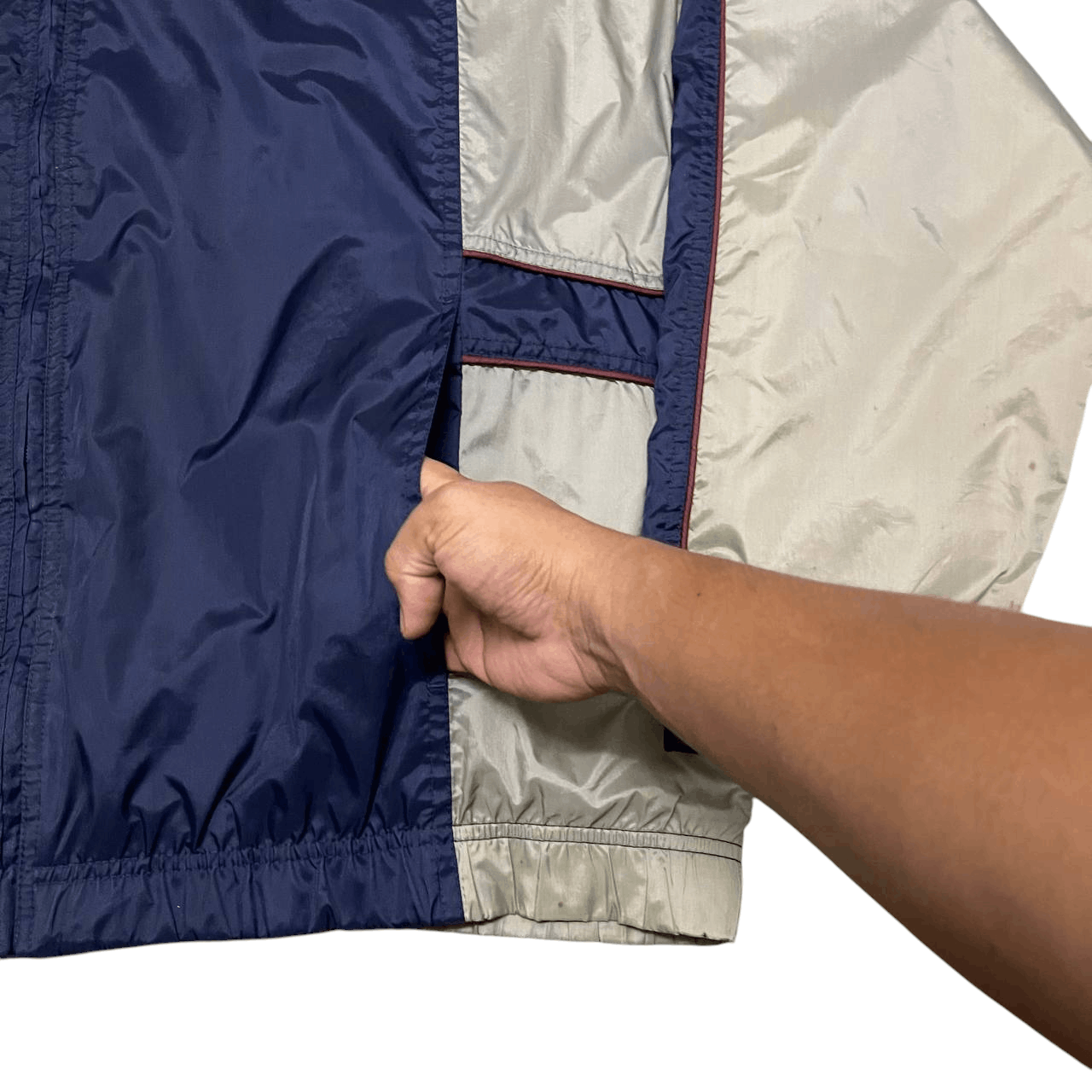 Nike Vintage 90's Nike Spellout Windbreaker Jacket Size US XL / EU 56 / 4 - 9 Thumbnail