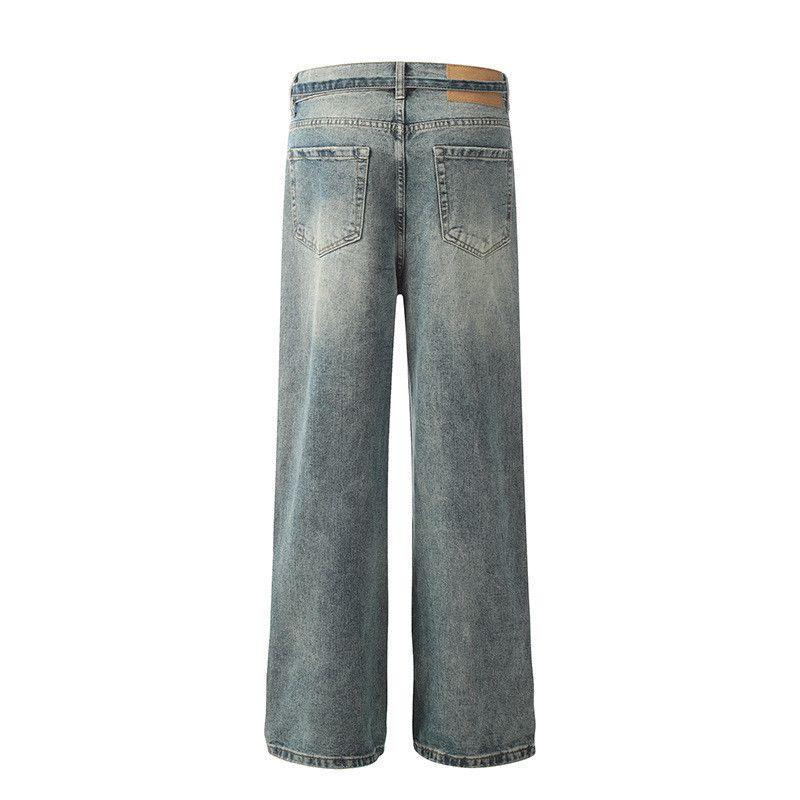 Vintage American lace-up vintage distressed wide-leg Vibe jeans Size US 32 / EU 48 - 2 Thumbnail