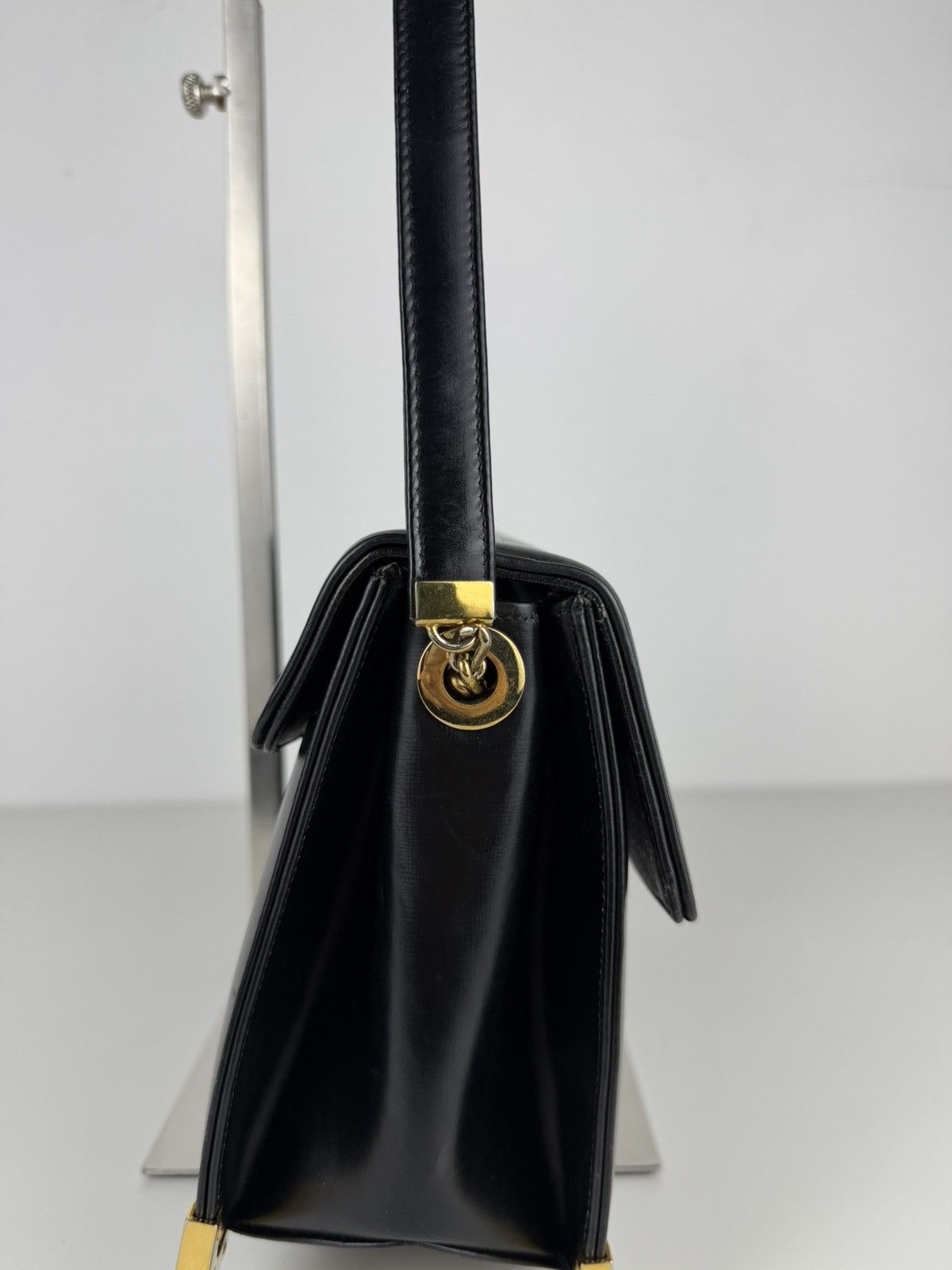 Dior Vintage 70s Dior box calf leather shoulder bag Size ONE SIZE - 9 Thumbnail