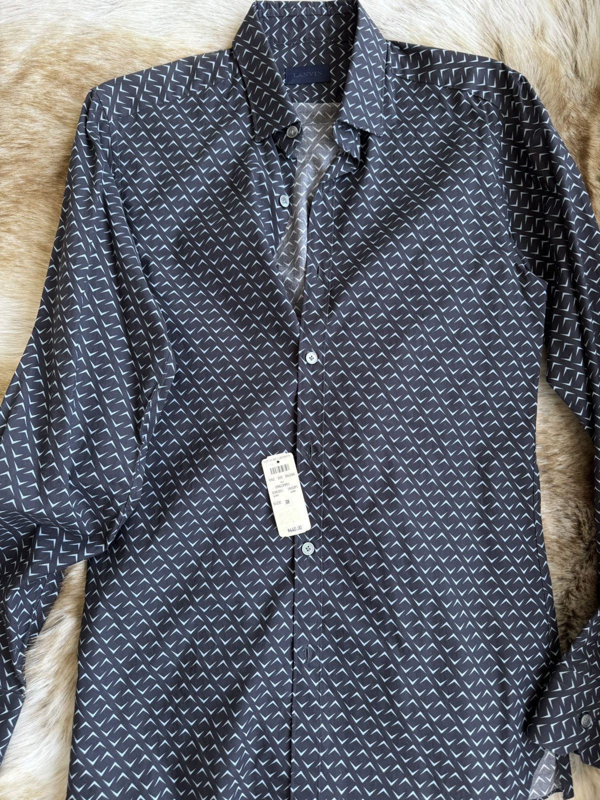Lanvin Slim shirt Size US S / EU 44-46 / 1 - 1 Thumbnail
