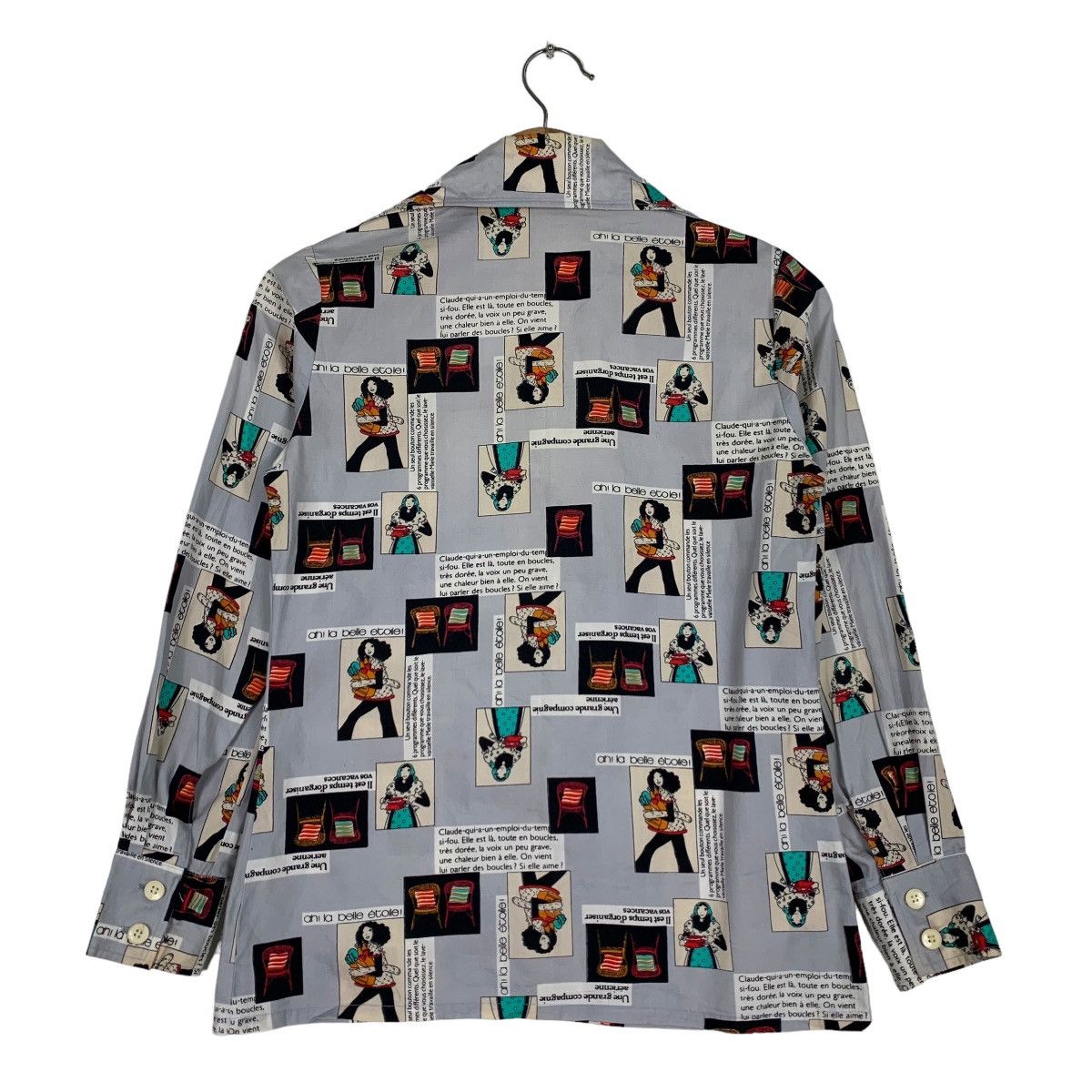 Japanese Brand BELLE ETOILE Fullprint Shirt #0117-C6 Size S / US 4 / IT 40 - 8 Thumbnail