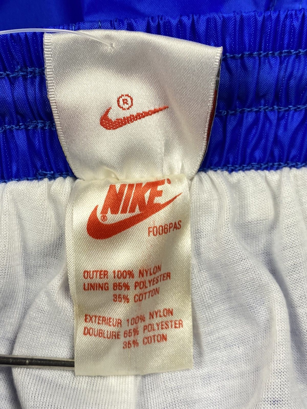 Nike DEADSTOCK Vintage 80s Nike Nylon Double Swoosh Drill Pants Size US 30 / EU 46 - 11 Thumbnail