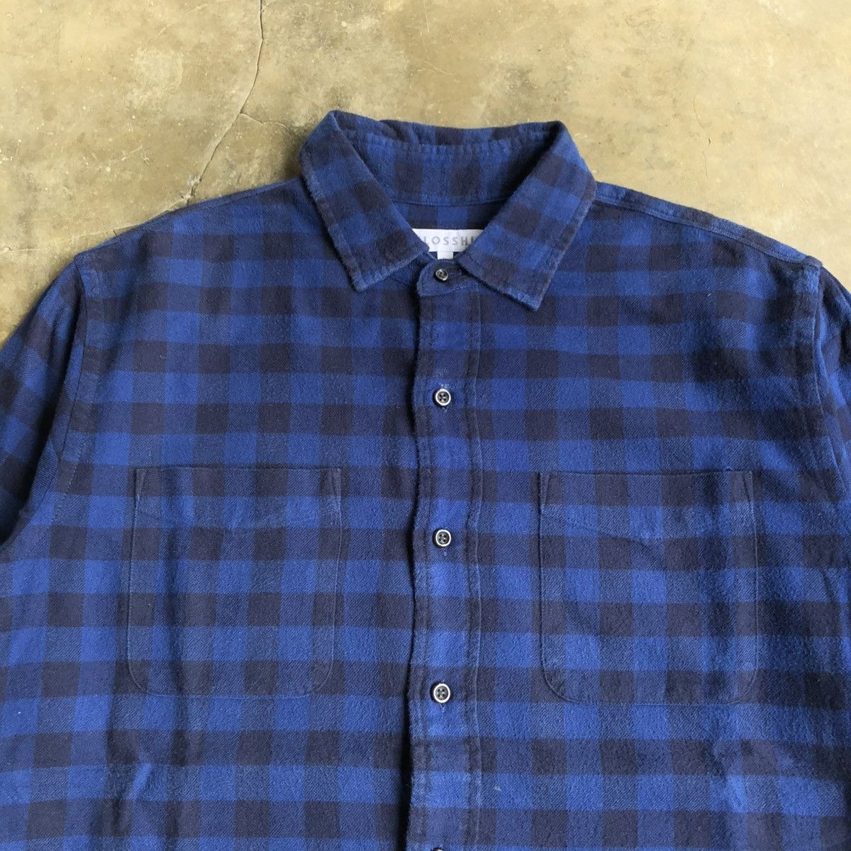 Sugar Cane 2000s Closshi Japan Flanel Plaid Long Slevee Shirt Button Up Size US XL / EU 56 / 4 - 6 Thumbnail