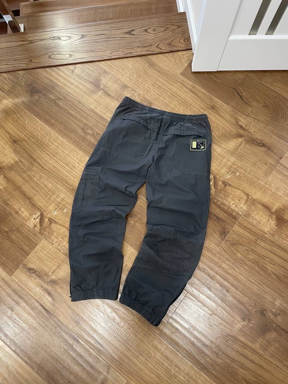 Nike × Vintage Vintage Nike Cargo Y2K Swoosh Drill Nylon Pants Joggers Size US 32 / EU 48 - 9 Thumbnail