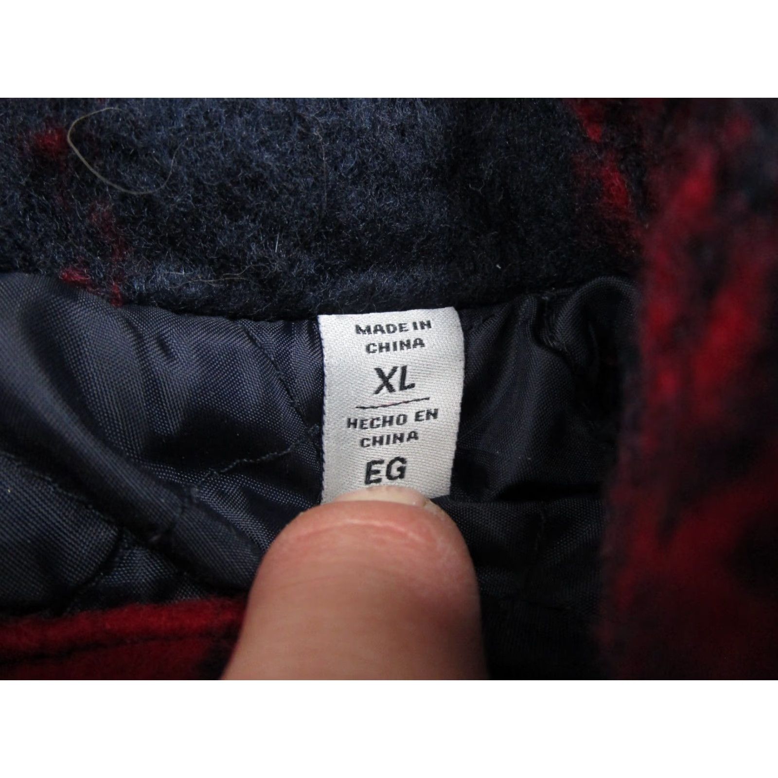 Levi's Levi's Mens Plaid Shirt Jacket XL Lined Pockets Casual FAll Winter Buffalo Red Black Size US XL / EU 56 / 4 - 3 Thumbnail