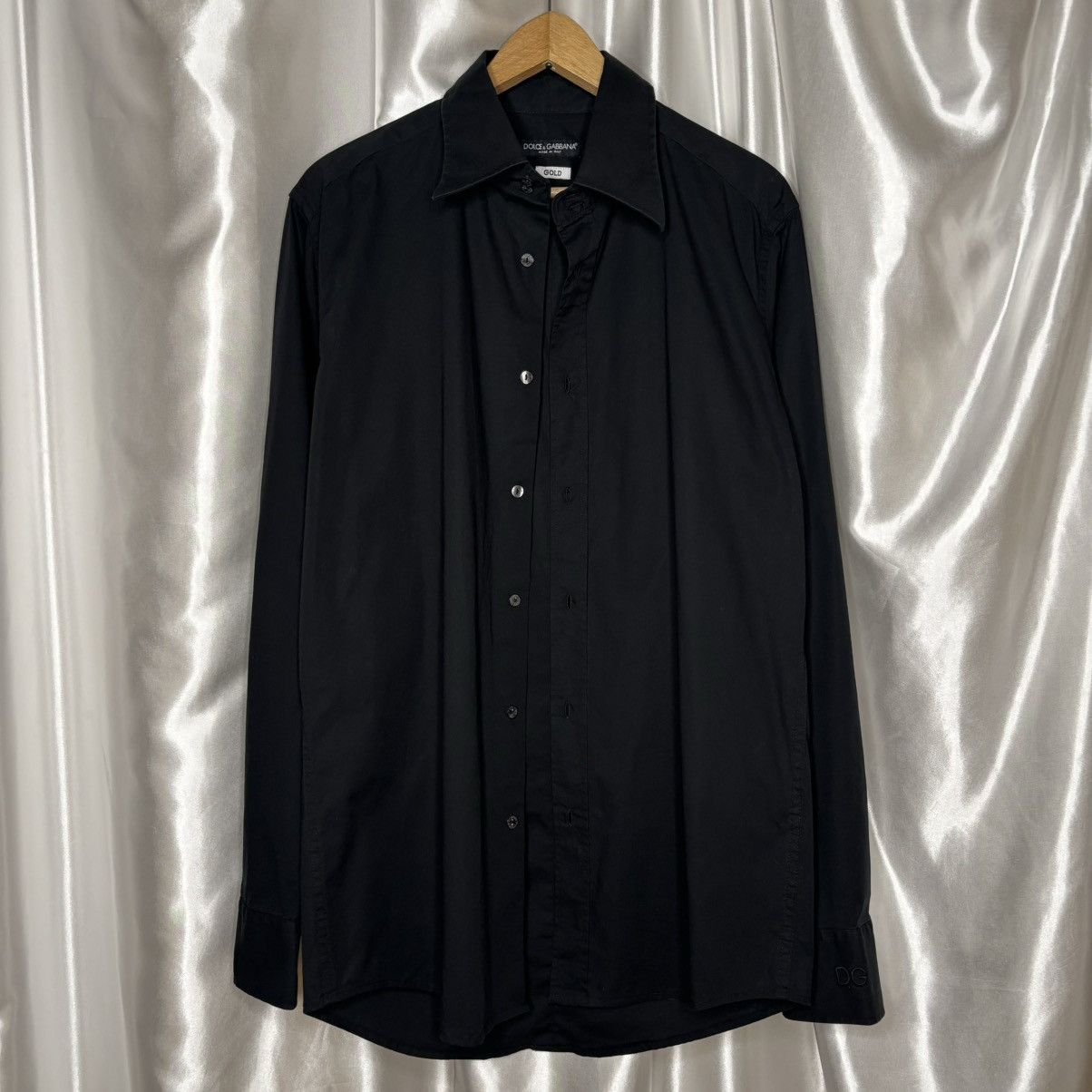 Dolce & Gabbana black long sleeved shirt Dolce & Gabbana basic Logo D&G Size US M / EU 48-50 / 2 - 2 Thumbnail