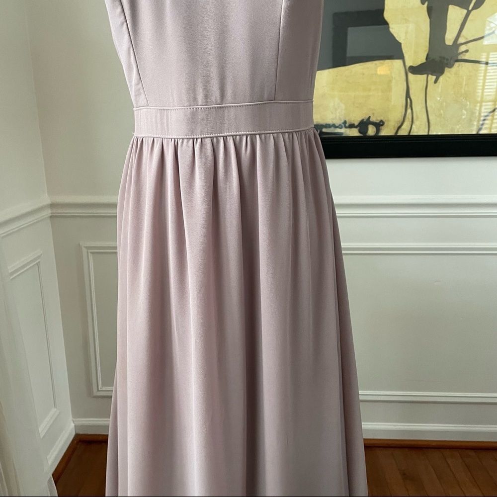 Other LuLu’s Air of Romance Dusty Lavendar Taupe Maxi Dress S Size S / US 4 / IT 40 - 4 Thumbnail