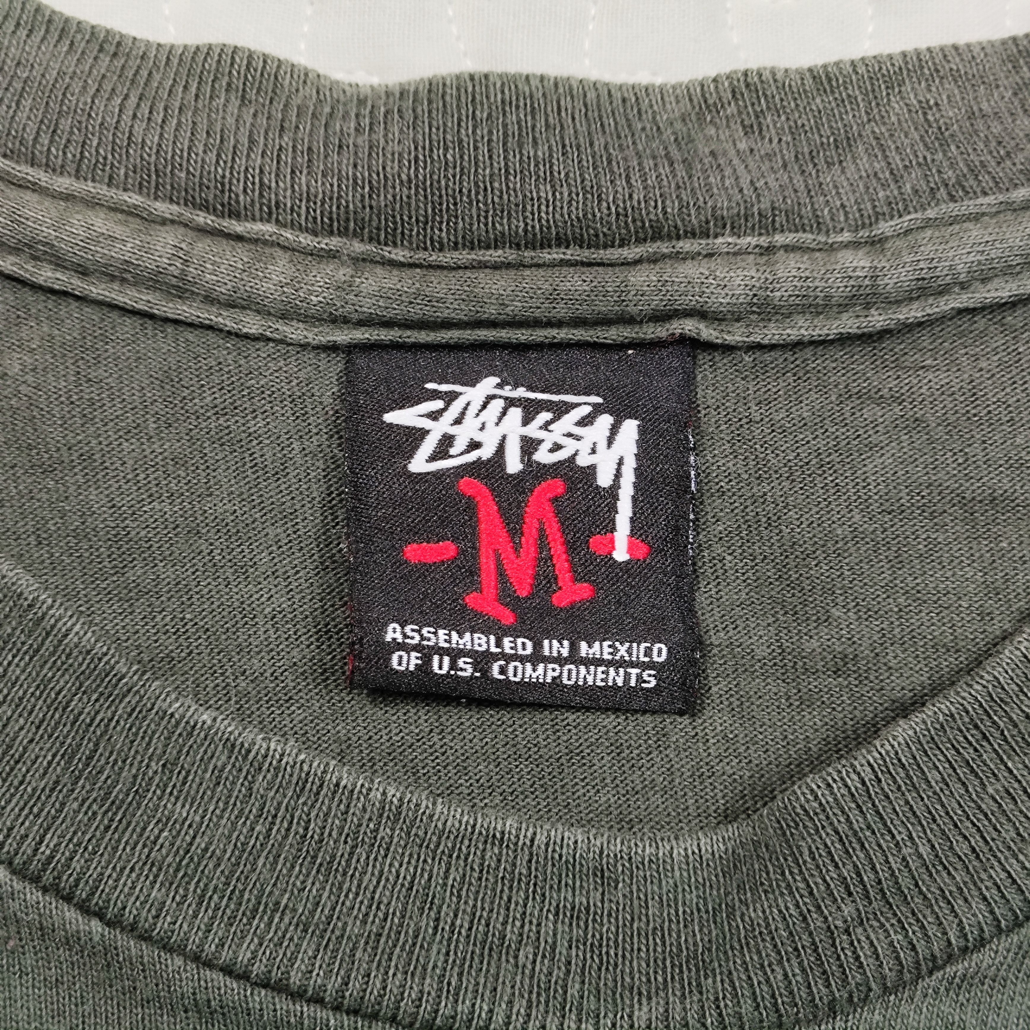 Stussy Vintage Y2K Stussy "Knowledge is King" Tshirt faded Black Size US M / EU 48-50 / 2 - 3 Thumbnail