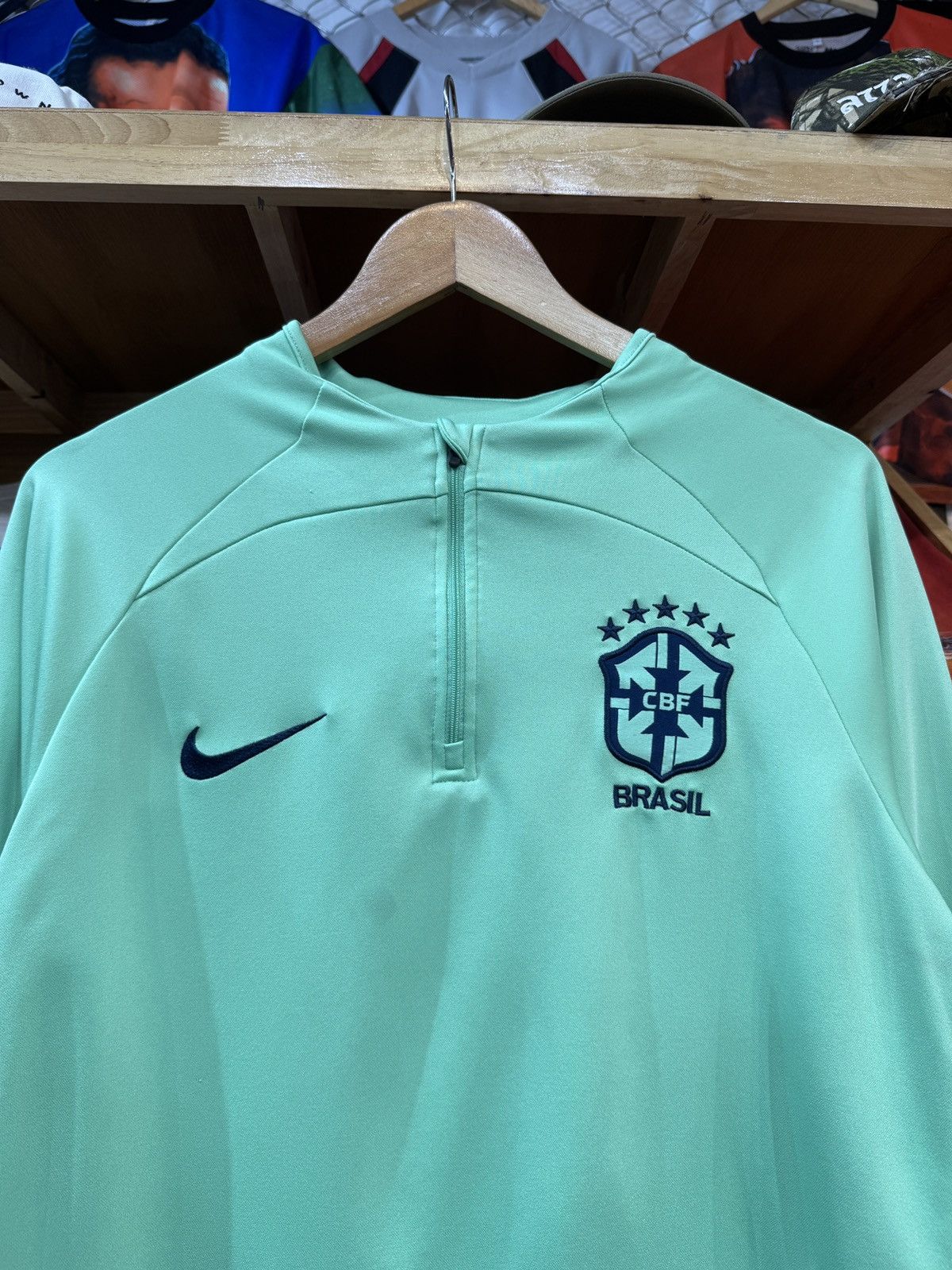 Nike Brazil 2022-2023 Nike Drill Top Size US S / EU 44-46 / 1 - 3 Thumbnail
