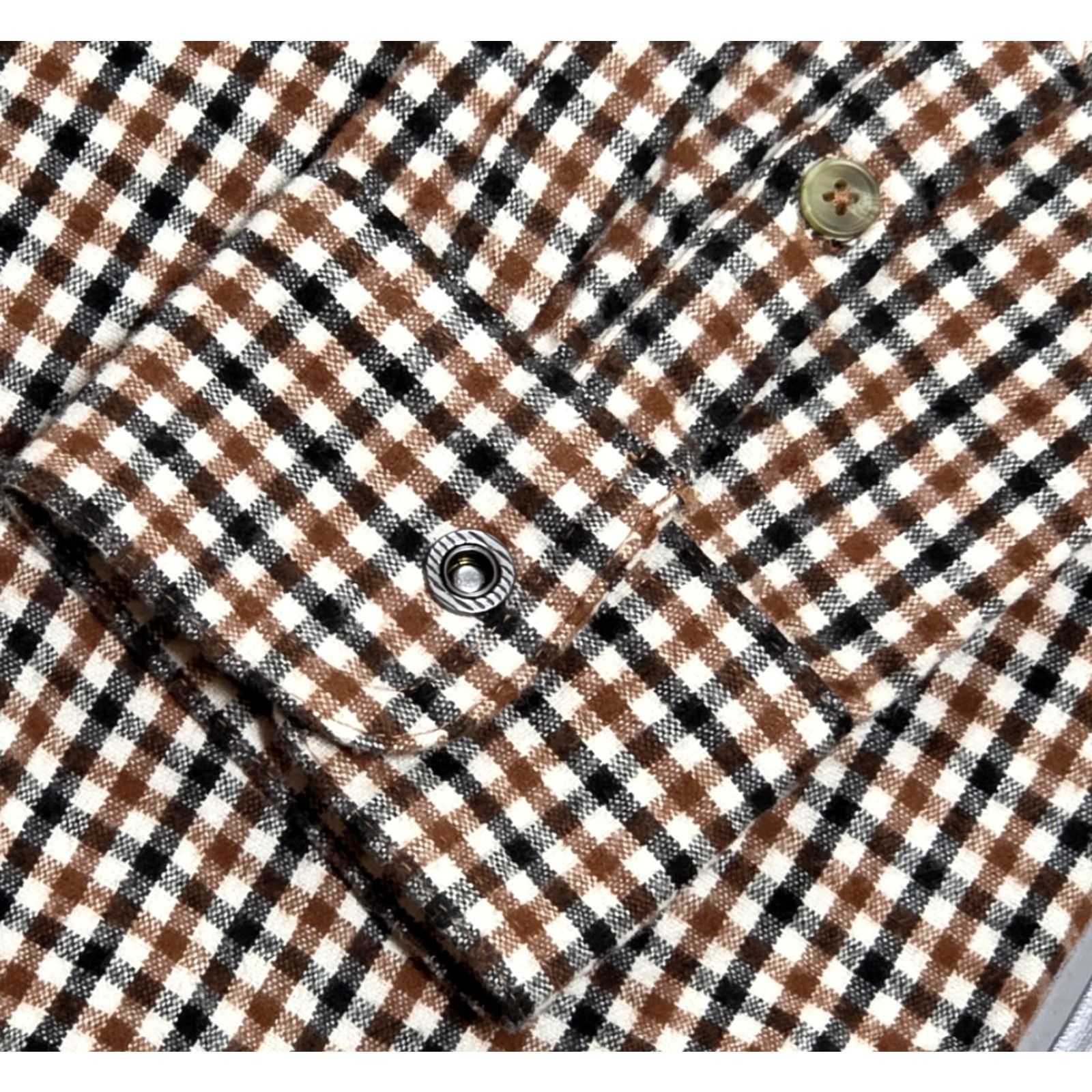 Prana PRANA Golden Canyon Flannel Organic Check Button Up Snap Shirt Tawny Women M NWT Shirts Women M Blue Plaid Snap Button-Up Casual Shirt Size M / US 6-8 / IT 42-44 - 5 Thumbnail