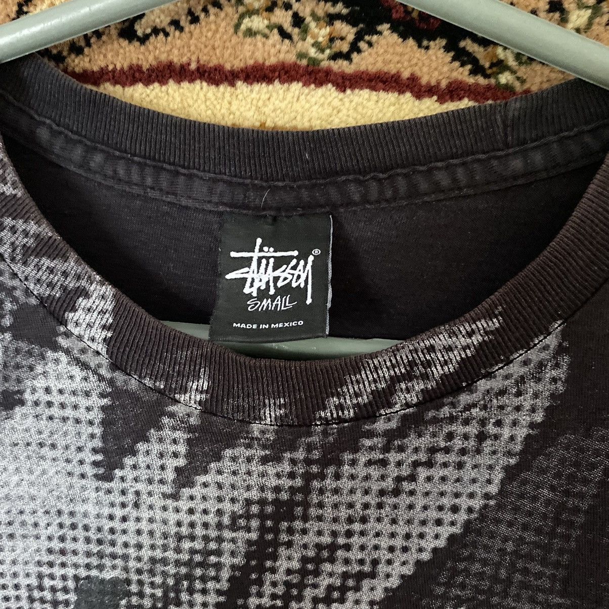 Stussy × Vintage Vintage Stussy Overprint Tee Punk Head Y2K Sk8 Style Size US S / EU 44-46 / 1 - 9 Thumbnail