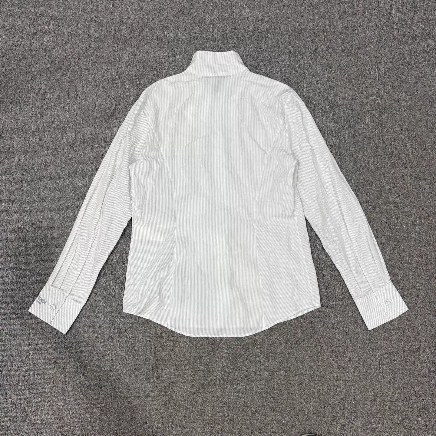 Fendi Fendi Striped Long Sleeve Shirt 40 Unused W/Tags Size S / US 4 / IT 40 - 2 Thumbnail