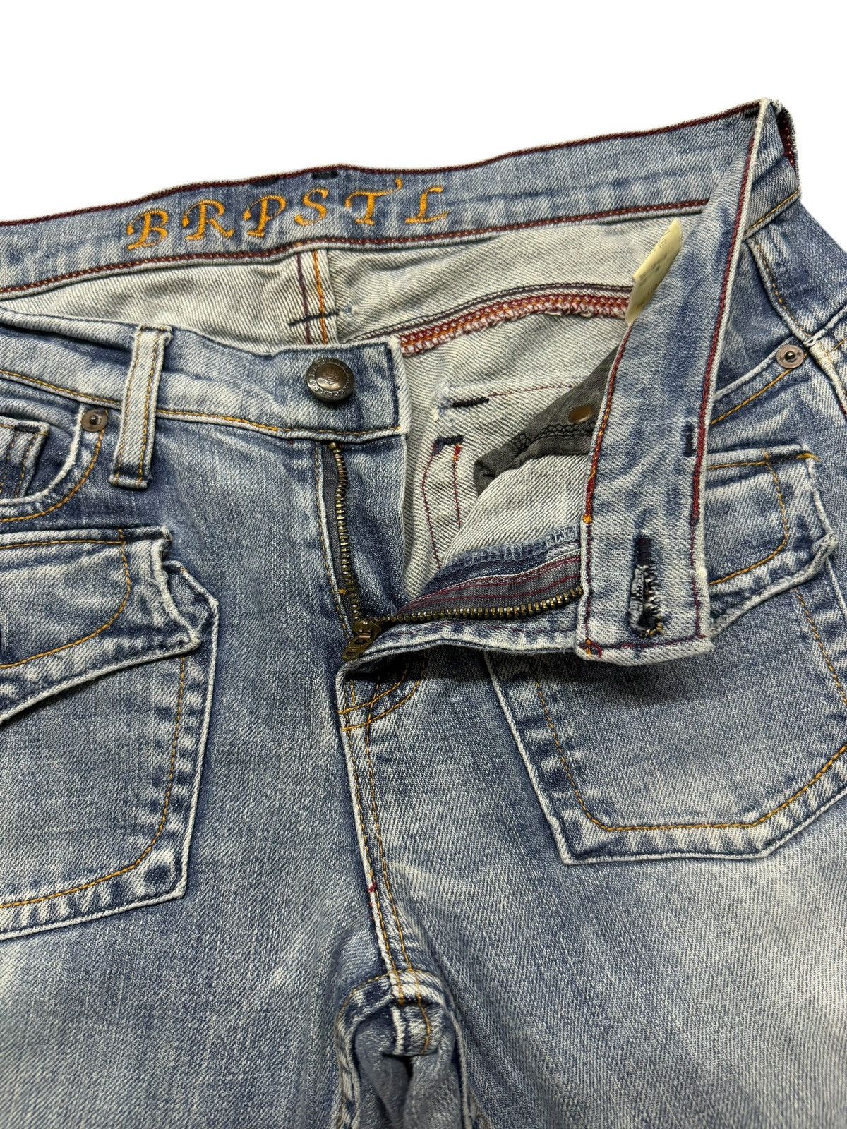 Japanese Brand Vintage Brappers Japan Denim Jeans | Y2K Bootcut Flare | W30 Size 30" / US 8 / IT 44 - 9 Thumbnail