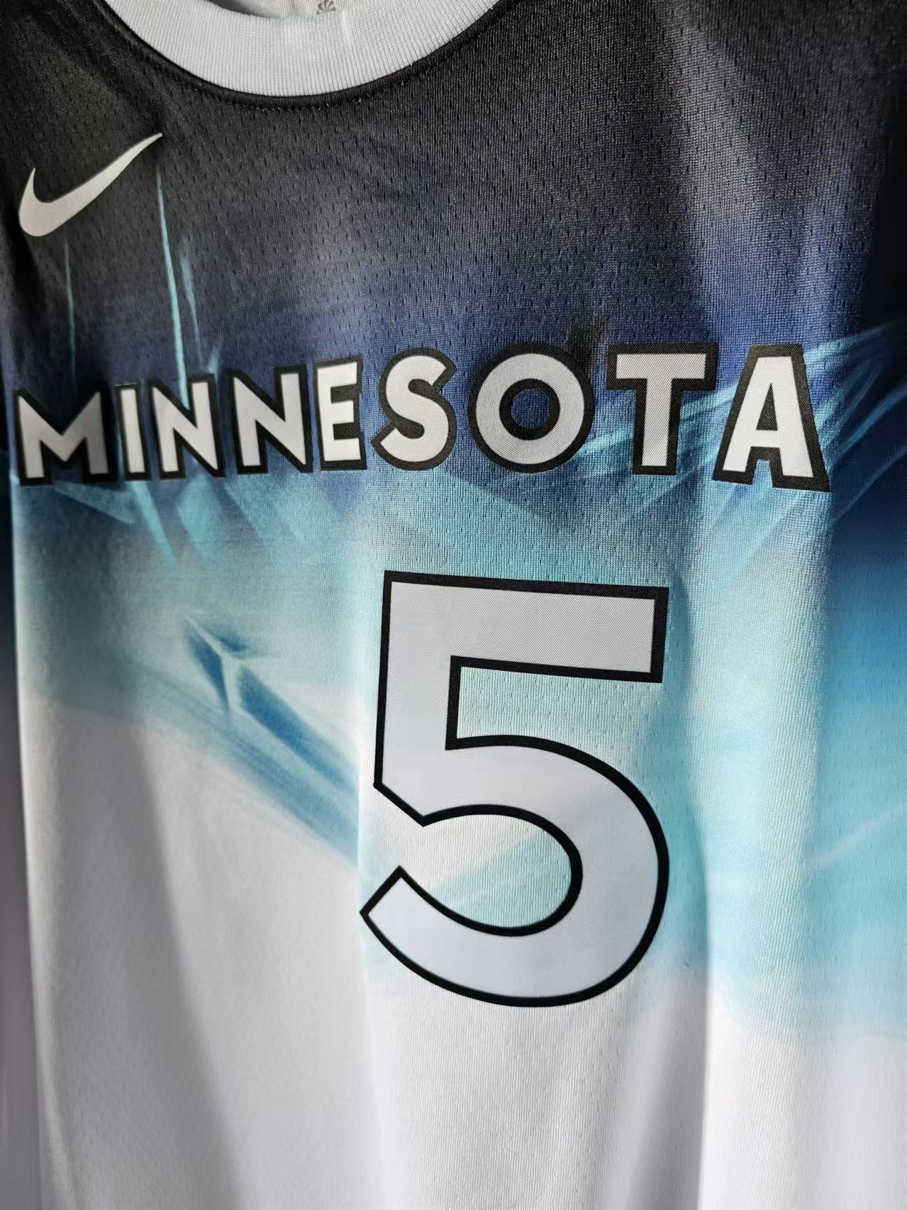 NBA 2025 Timberwolves 5 Anthony Edwards Jersey City Edition Size US L / EU 52-54 / 3 - 3 Thumbnail