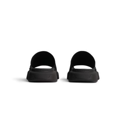 Balenciaga o1mt1gz0226 Speed 2.0 Recycled Knit Slide Sandals In Black Size US 9 / EU 42 - 5 Thumbnail