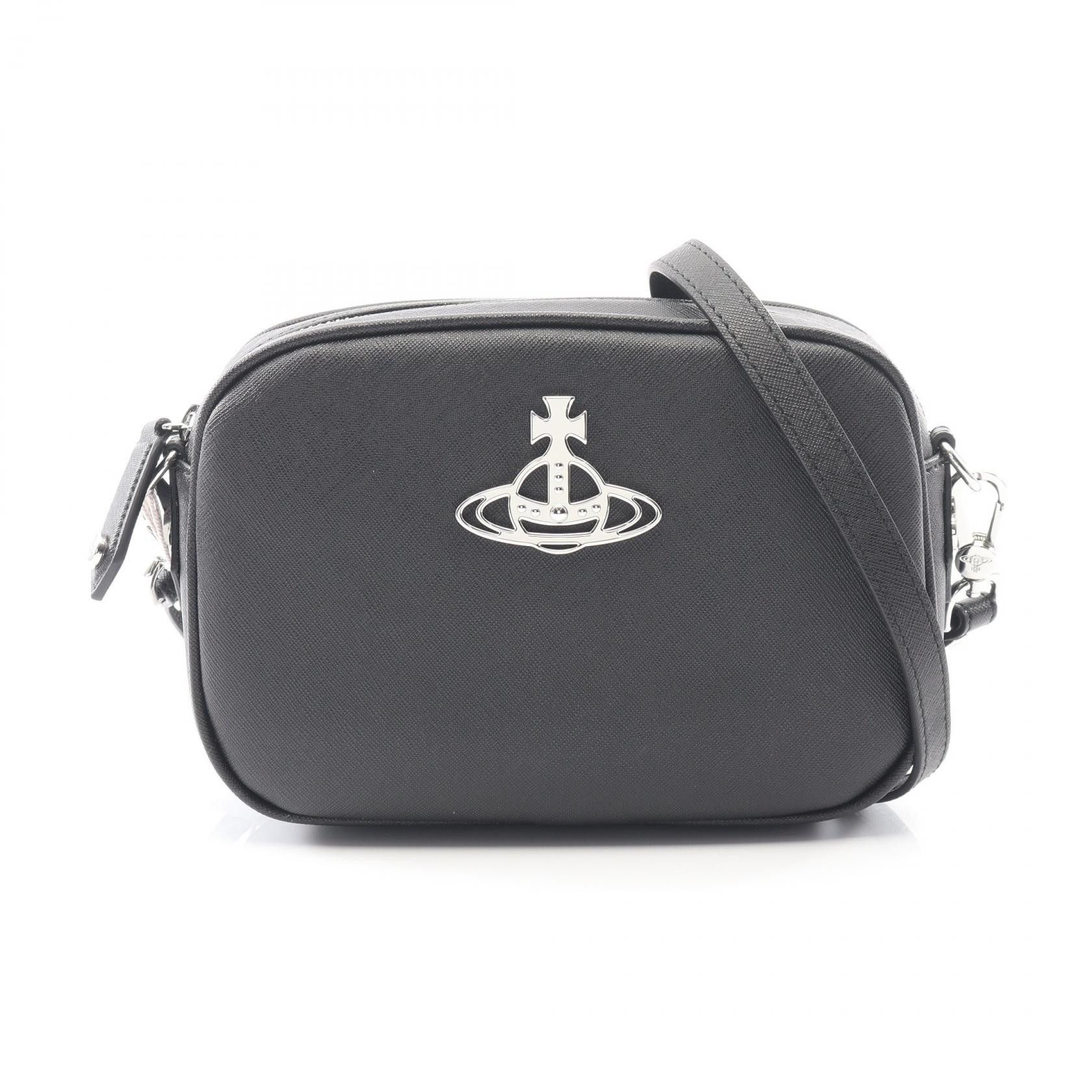 Vivienne Westwood Vivienne Westwood Vivienne Westwood ANNA CAMERA BAG Faux Leather Shoulder Bag Plastic / Synthetic Shoulder Bag 48020003US0021N401 DUTY FREE for USA Size ONE SIZE - 1 Thumbnail