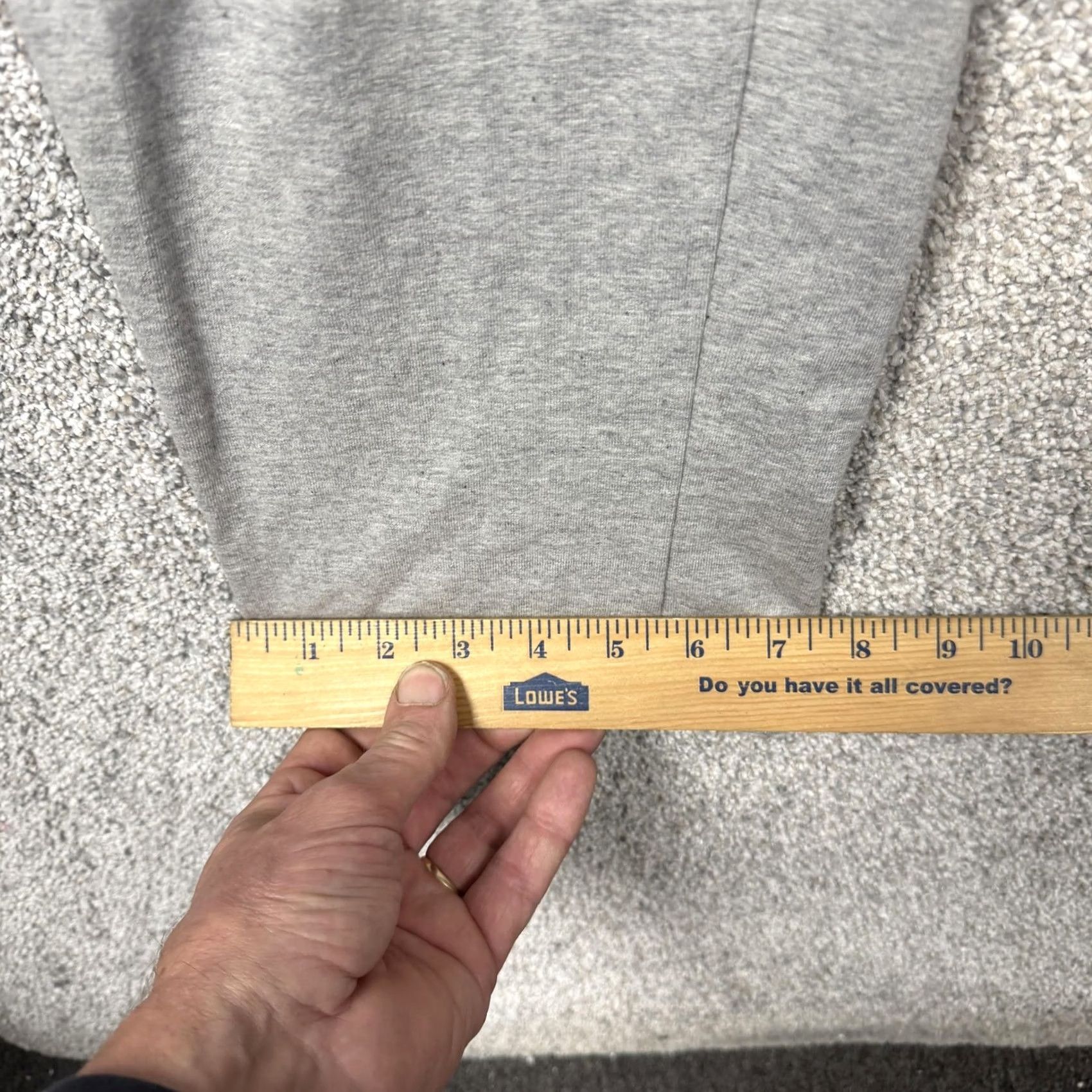 Adidas Adidas Track Pants 2XL 34x30 Gray Men Regular Jersey Pockets Side Stripe Athletic Jogging Streetwear Size US 39 - 3 Thumbnail