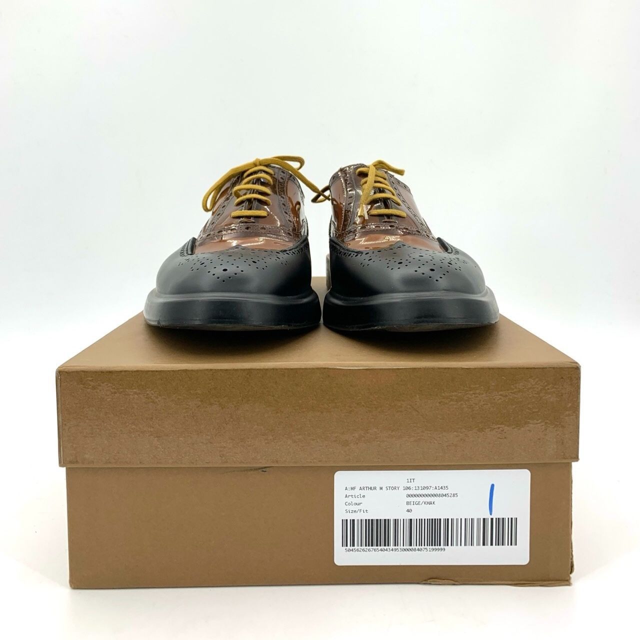 Burberry Burberry Mens Baroque Sculpted Leather Lace-Up Shoes With Or Size US 10.5 / EU 43-44 - 2 Thumbnail